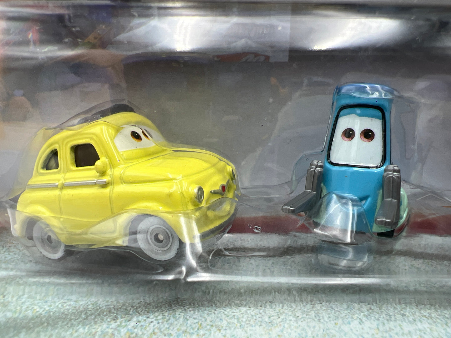 Disney Pixar Cars Supercharged 2 Pack Movie Moments Luigi Guido & Tractor