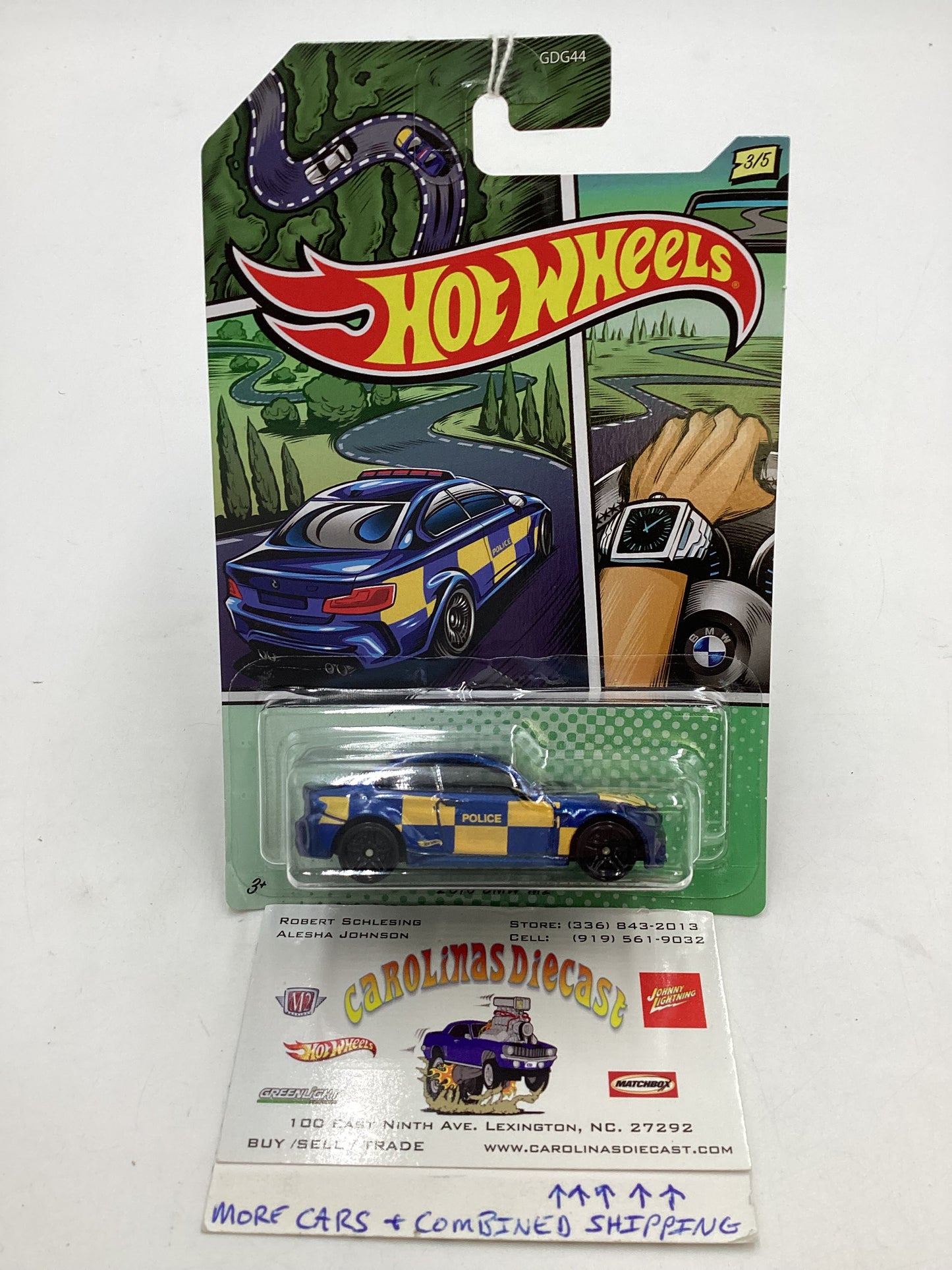 Hot Wheels WM Exclusive Police 3/5 2016 BMW M2 157G