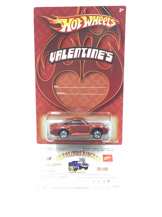 Hot Wheels Valentines Porsche 959 Target Exclusive with protector