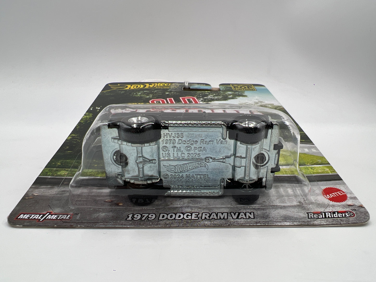 2025 Hot Wheels Pop Culture Old School 1979 Dodge Ram Van Black 244N