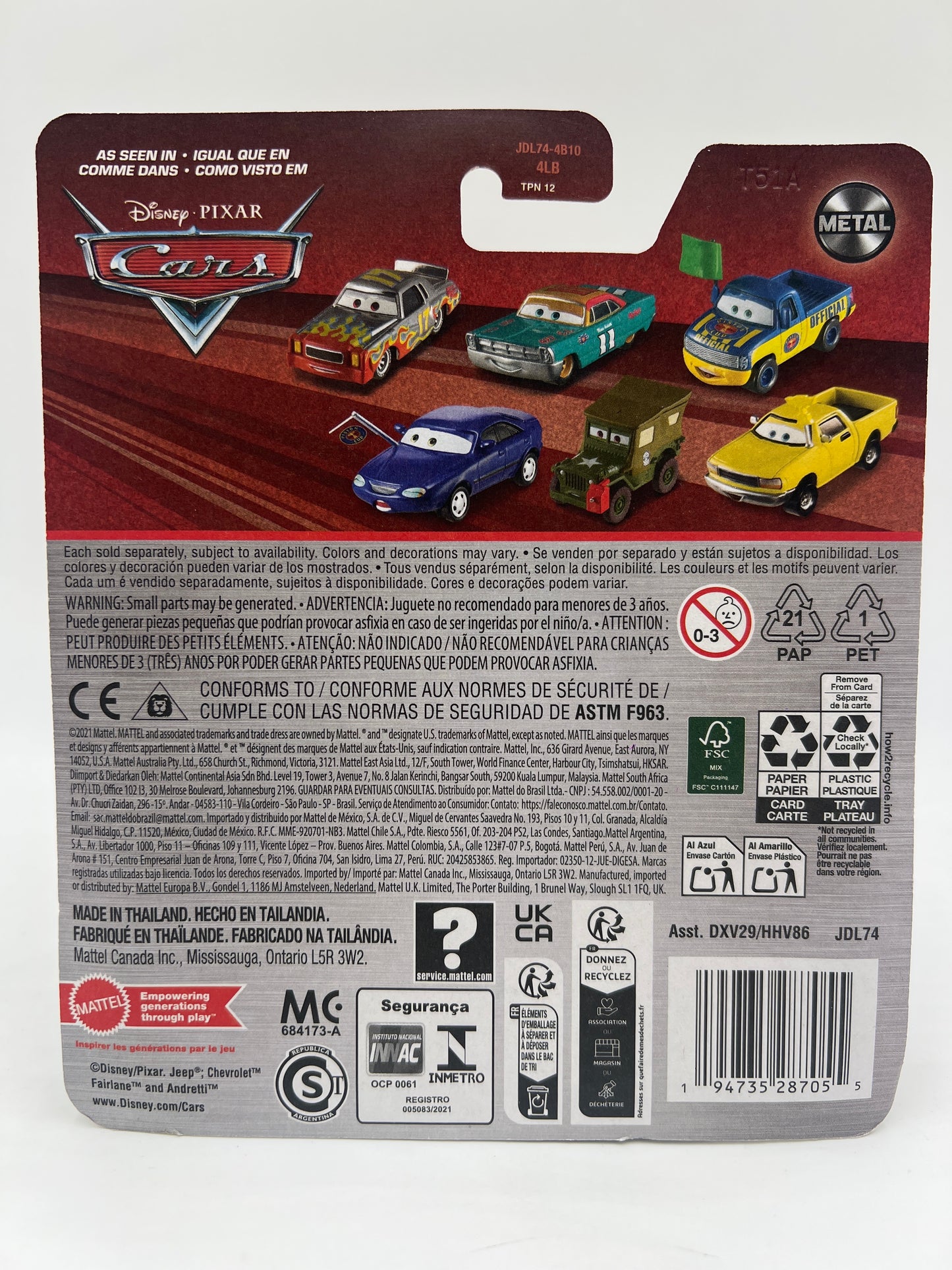 Disney Pixar Cars Lightning Ramone 138F