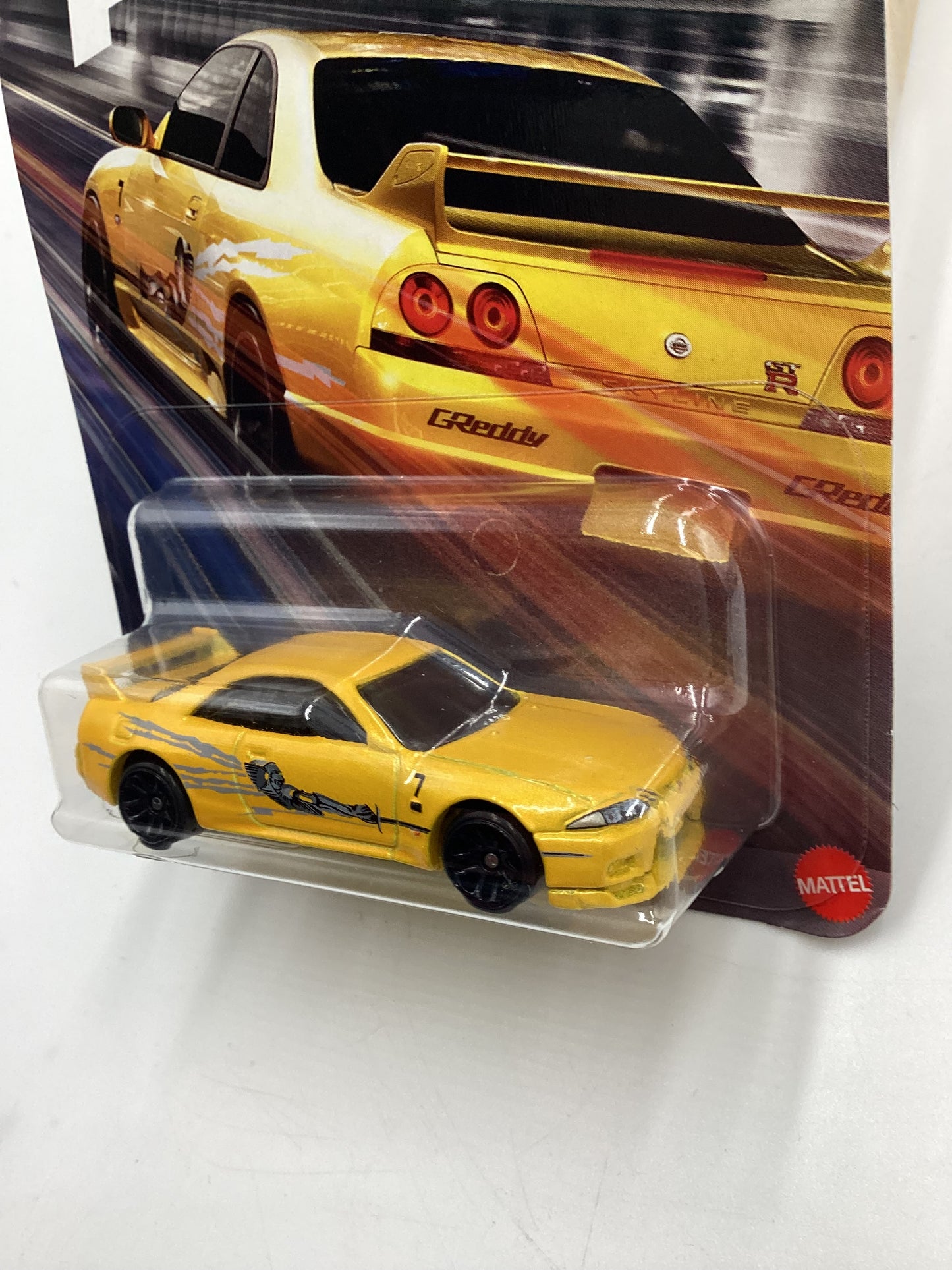 2024 Hot wheels Fast & Furious #1 Nissan Skyline GT-R BNR33 Small Blister Crack Bottom Left