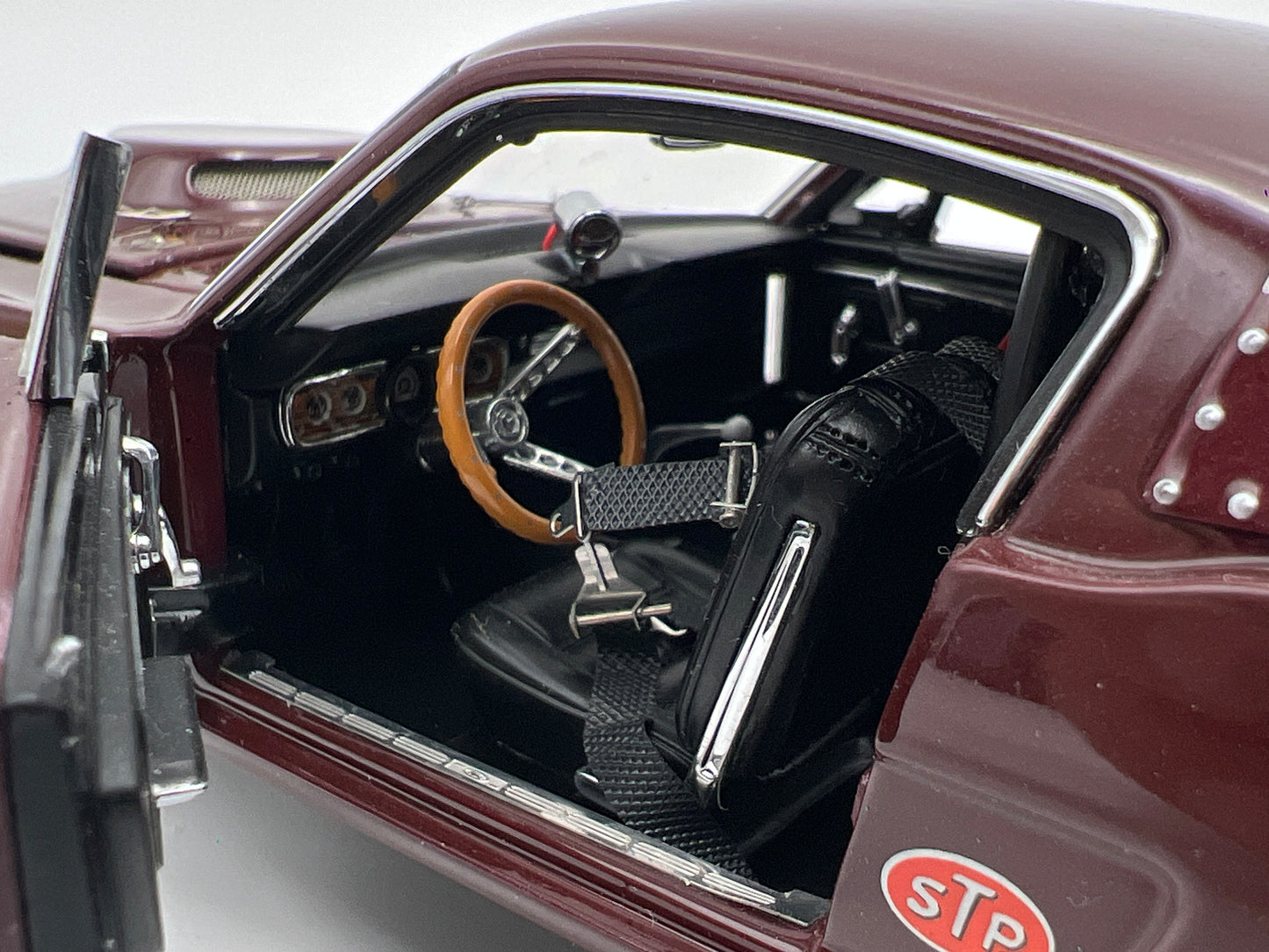 Danbury Mint 1/24 Scale 1965 Ford Mustang A/FX Burgundy Gasser W/Box VHTF