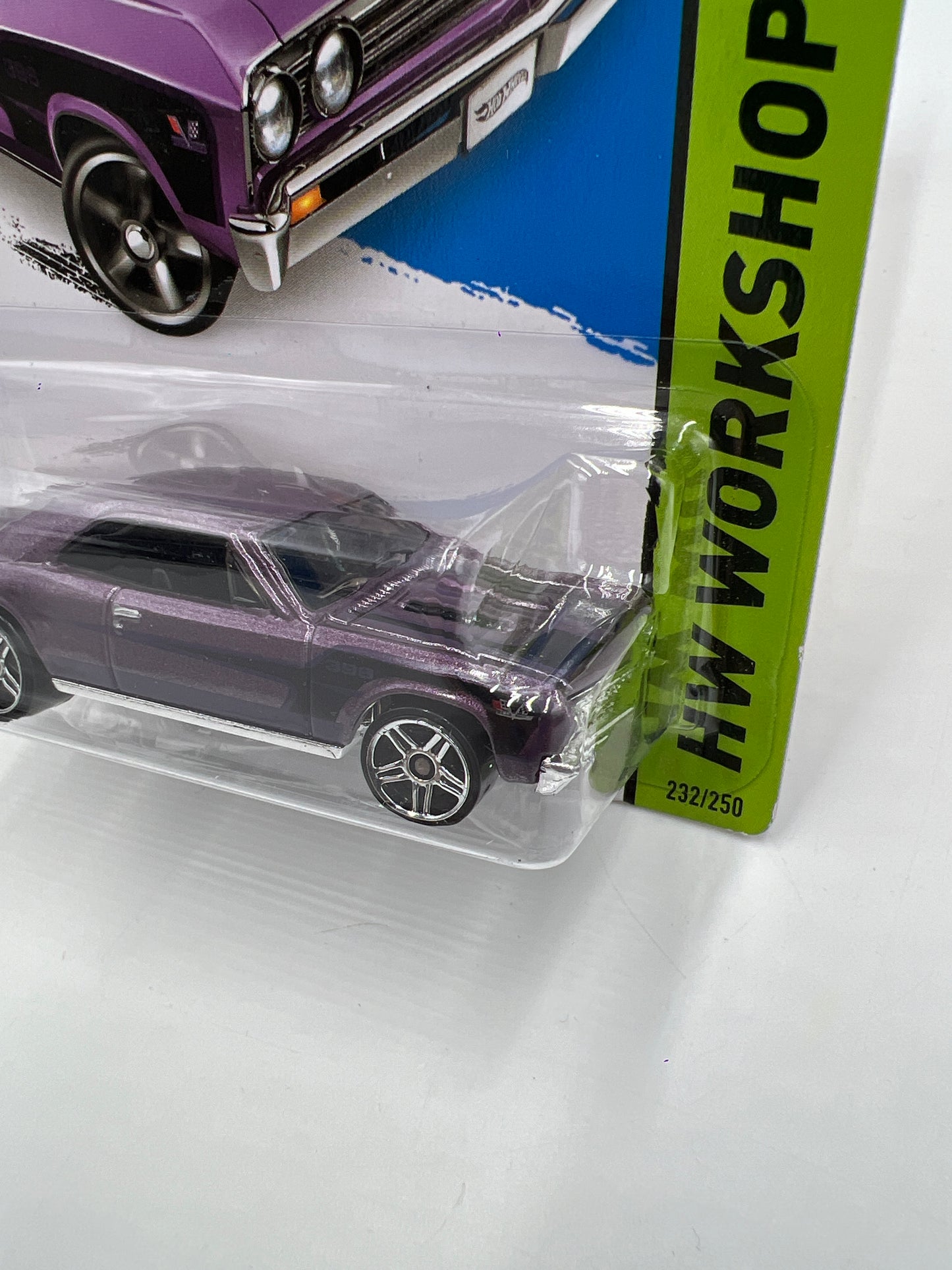 2014 Hot Wheels Workshop #232 67 Chevelle SS 396 Purple 13G