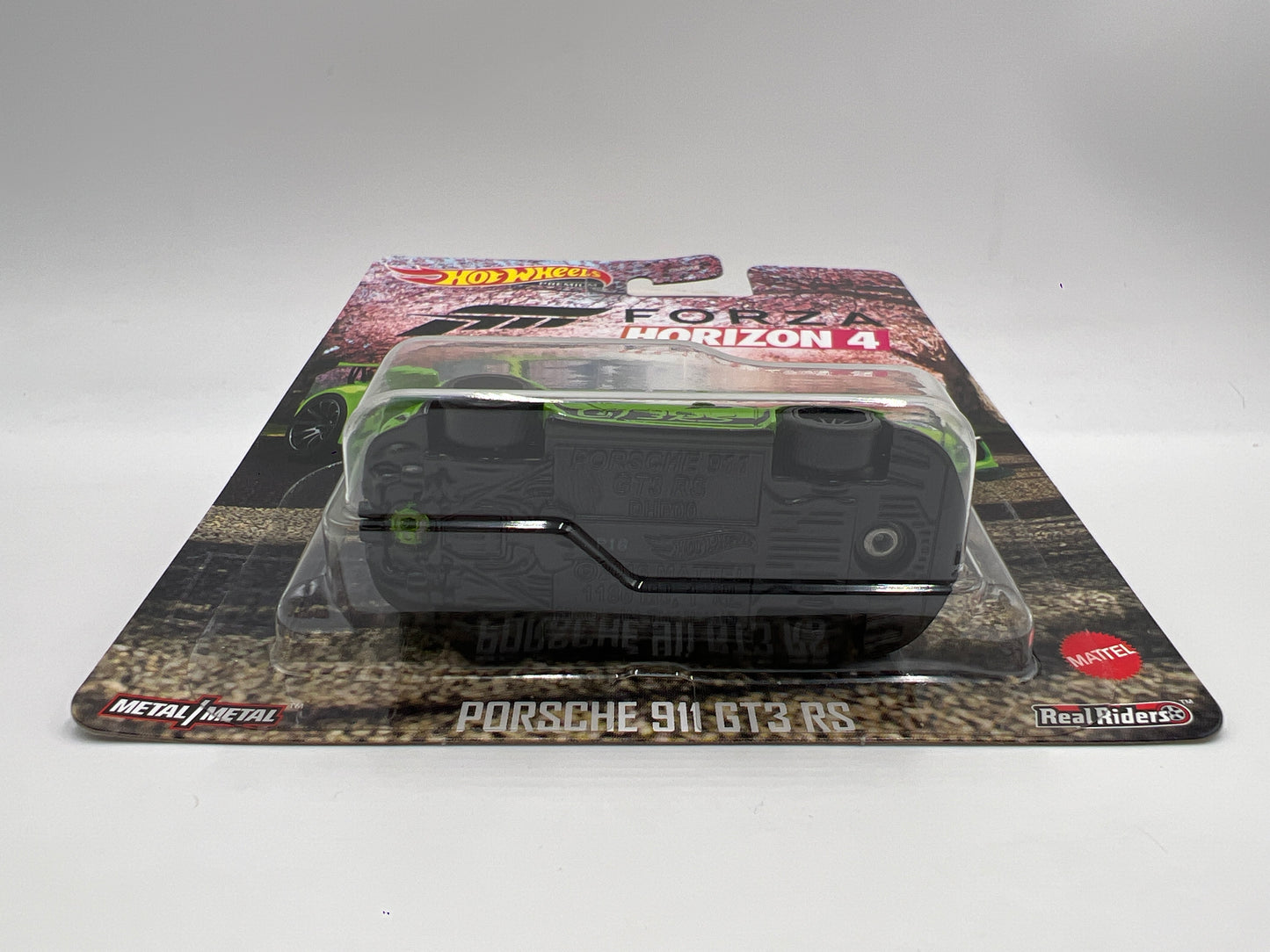 Hot Wheels Premium Forza Horizon 4 Porsche 911 GT3 RS Green W/Protector