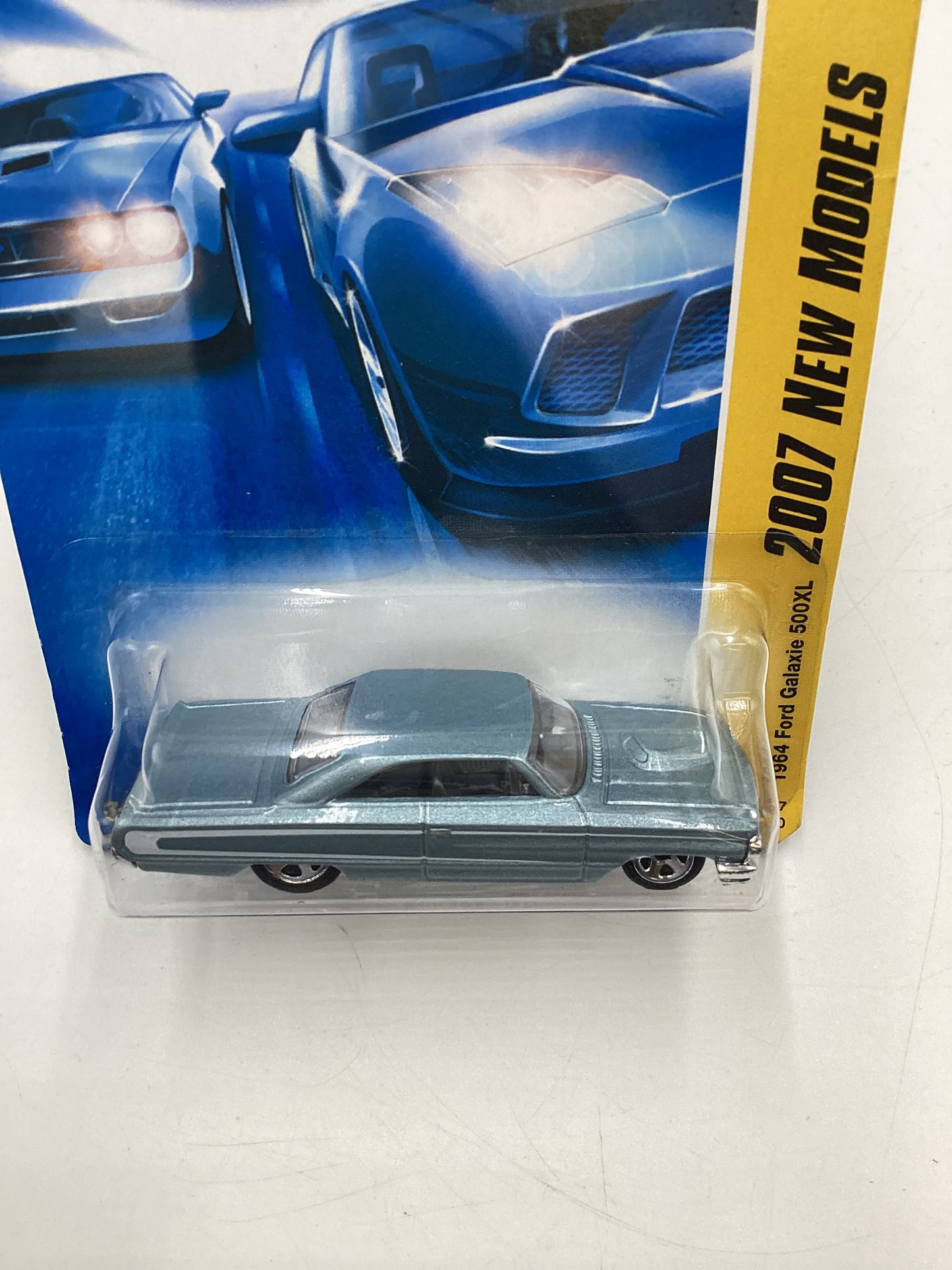 2007 Hot Wheels New Models #18 1964 Ford Galaxie 500XL Light Blue 9D