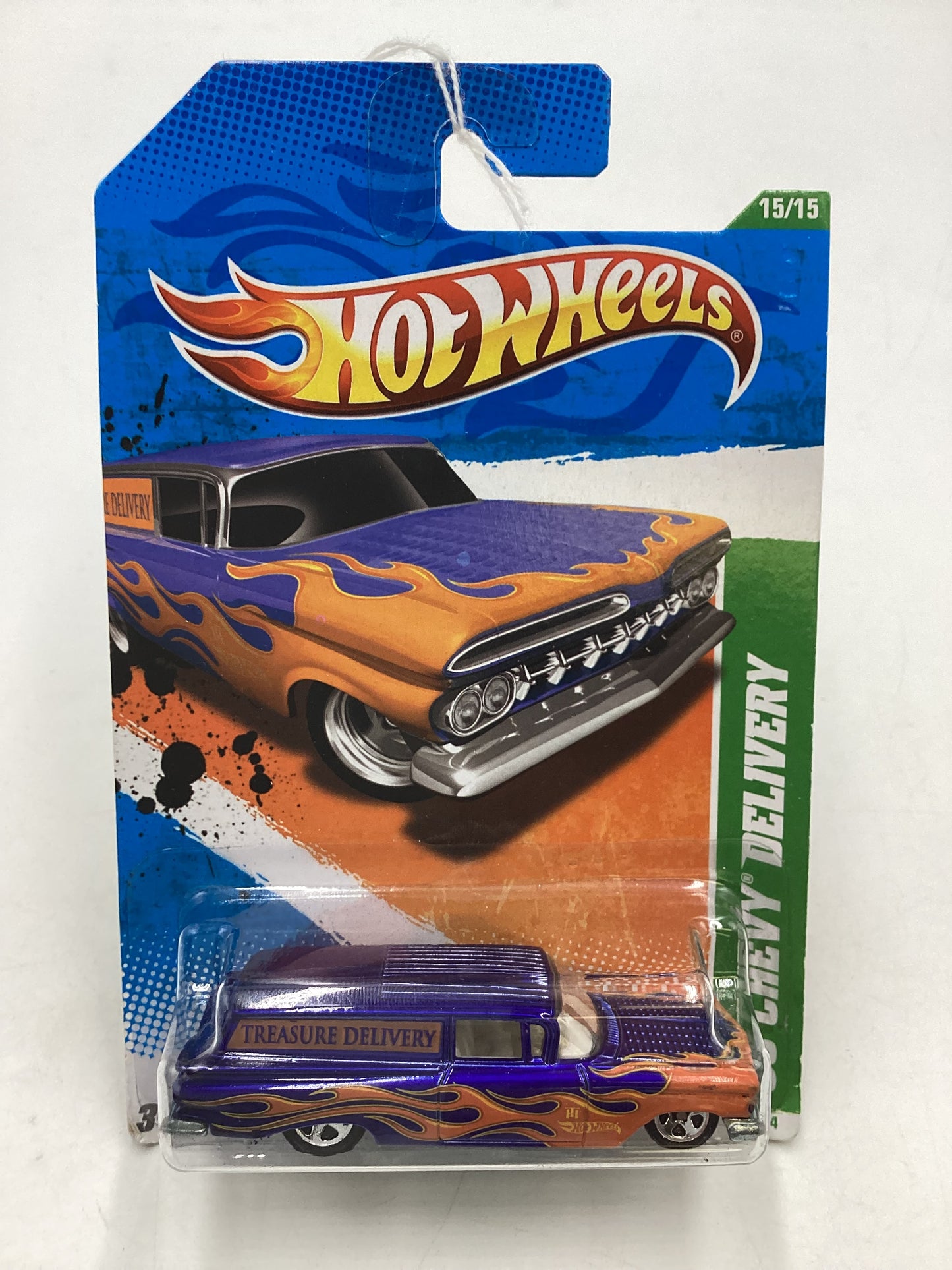 2011 Hot Wheels Treasure Hunts #65 59 Chevy Delivery Blue 273C