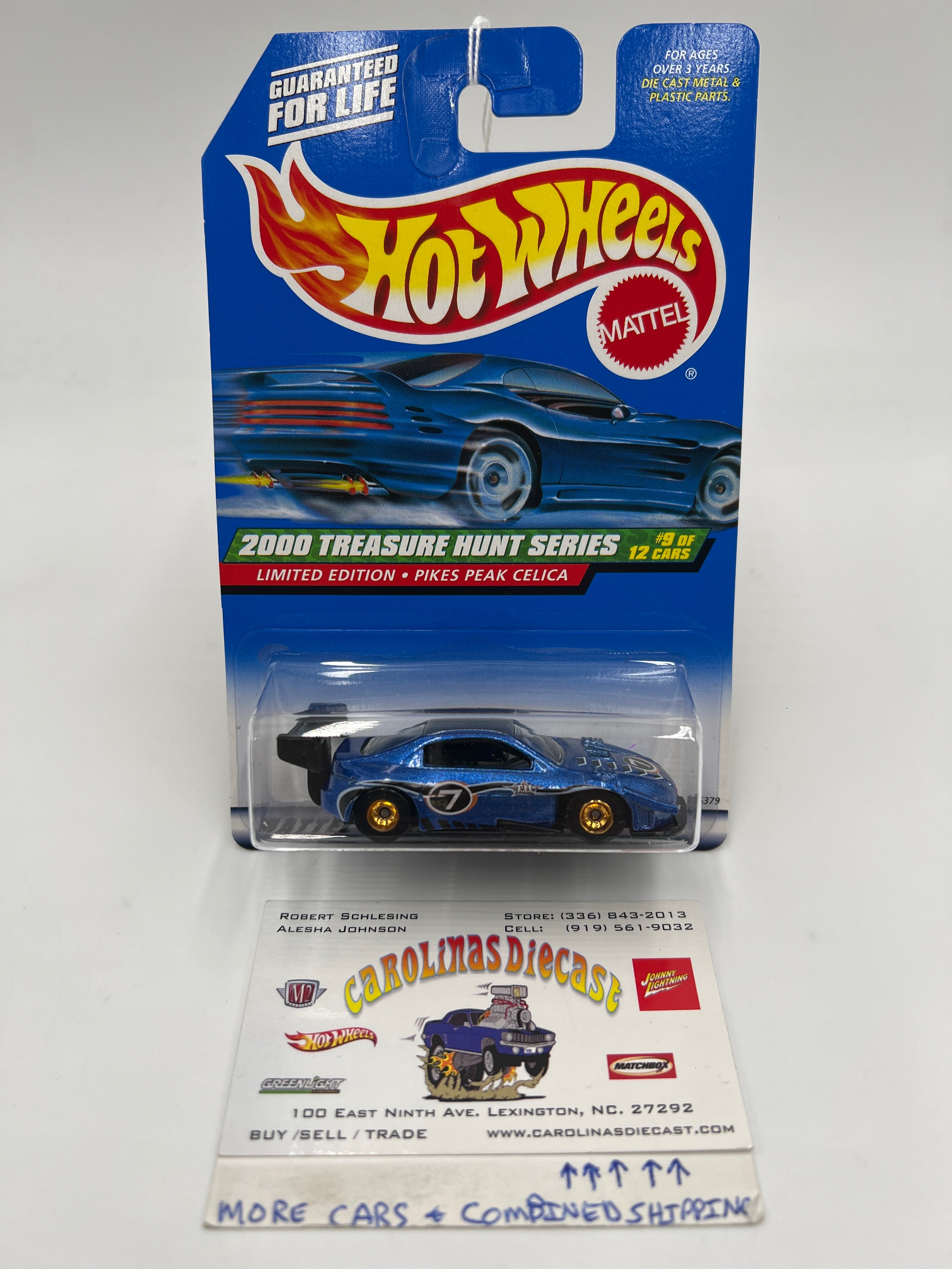 2000 Hot Wheels Treasure Hunt Real Riders #57 Pikes Peak Celica