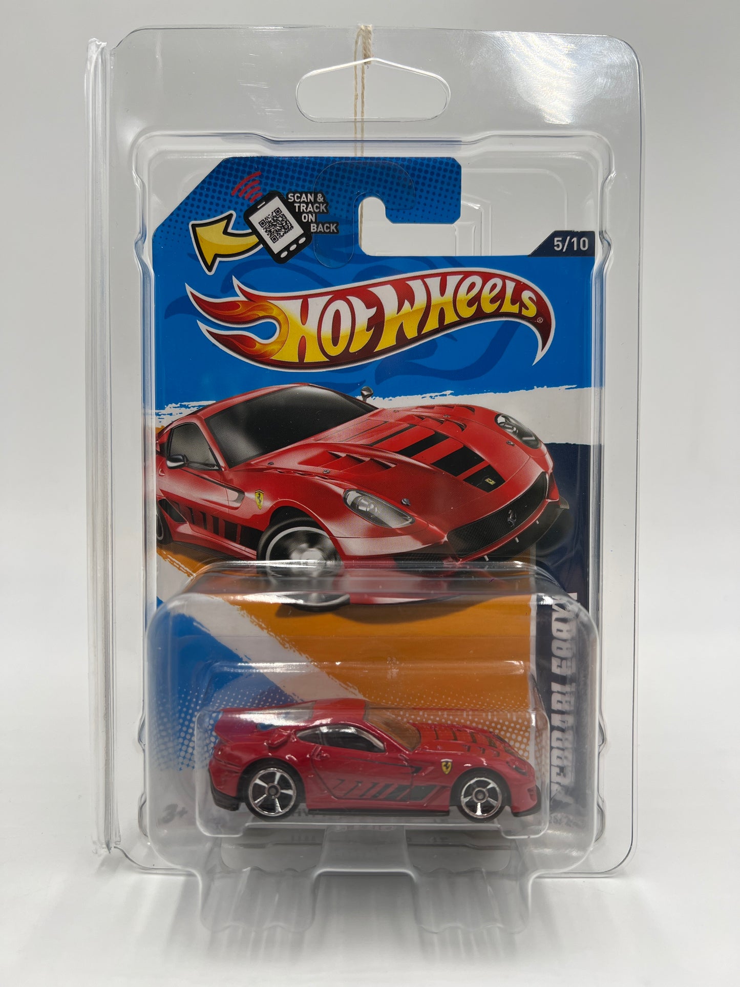 2012 Hot Wheels All Stars #125 Ferrari 599XX Red W/Protector 3