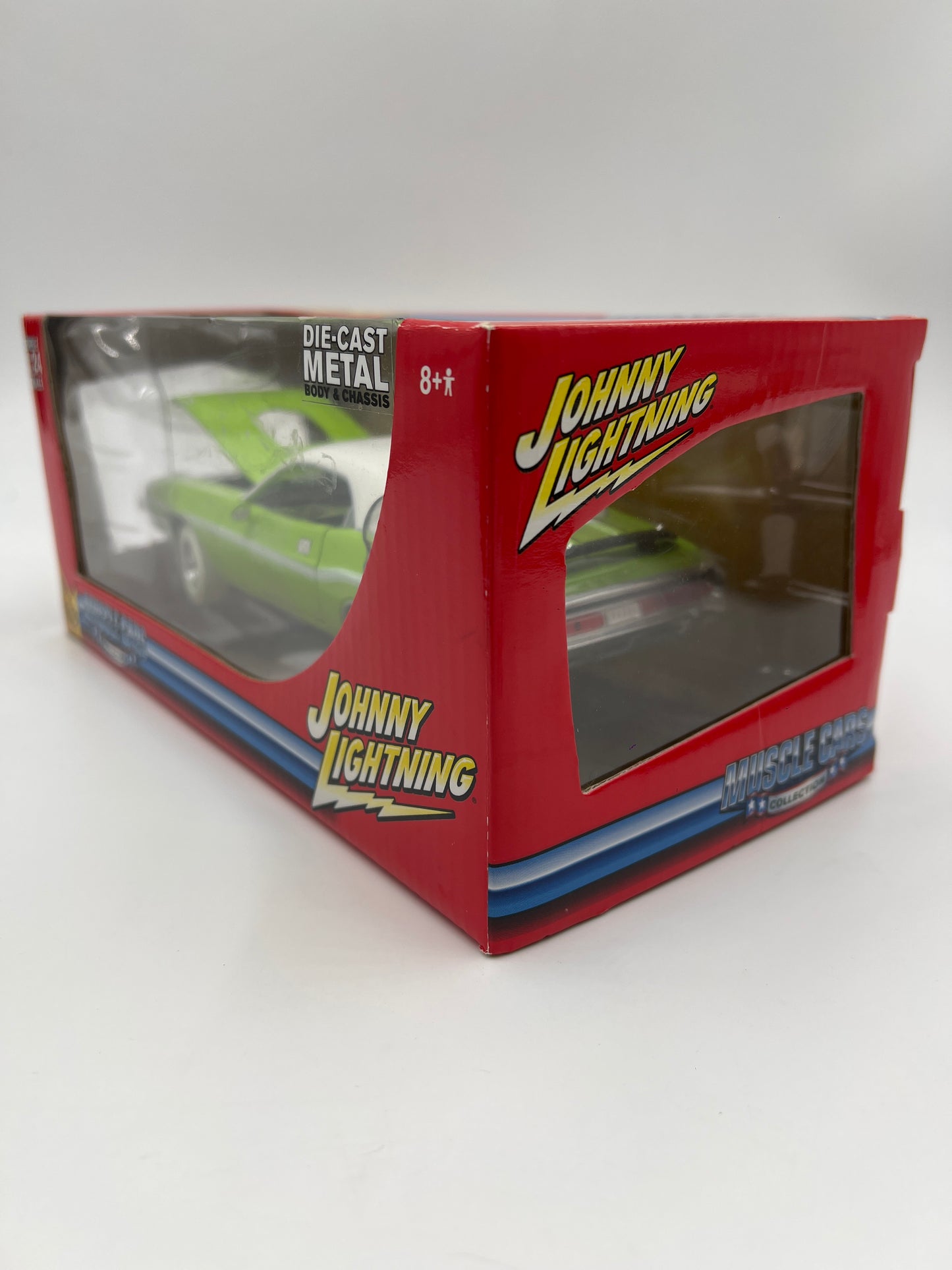 Johnny Lightning 1:24 Scale White Lightning Chase 1970 Dodge Challenger R/T Green VHTF