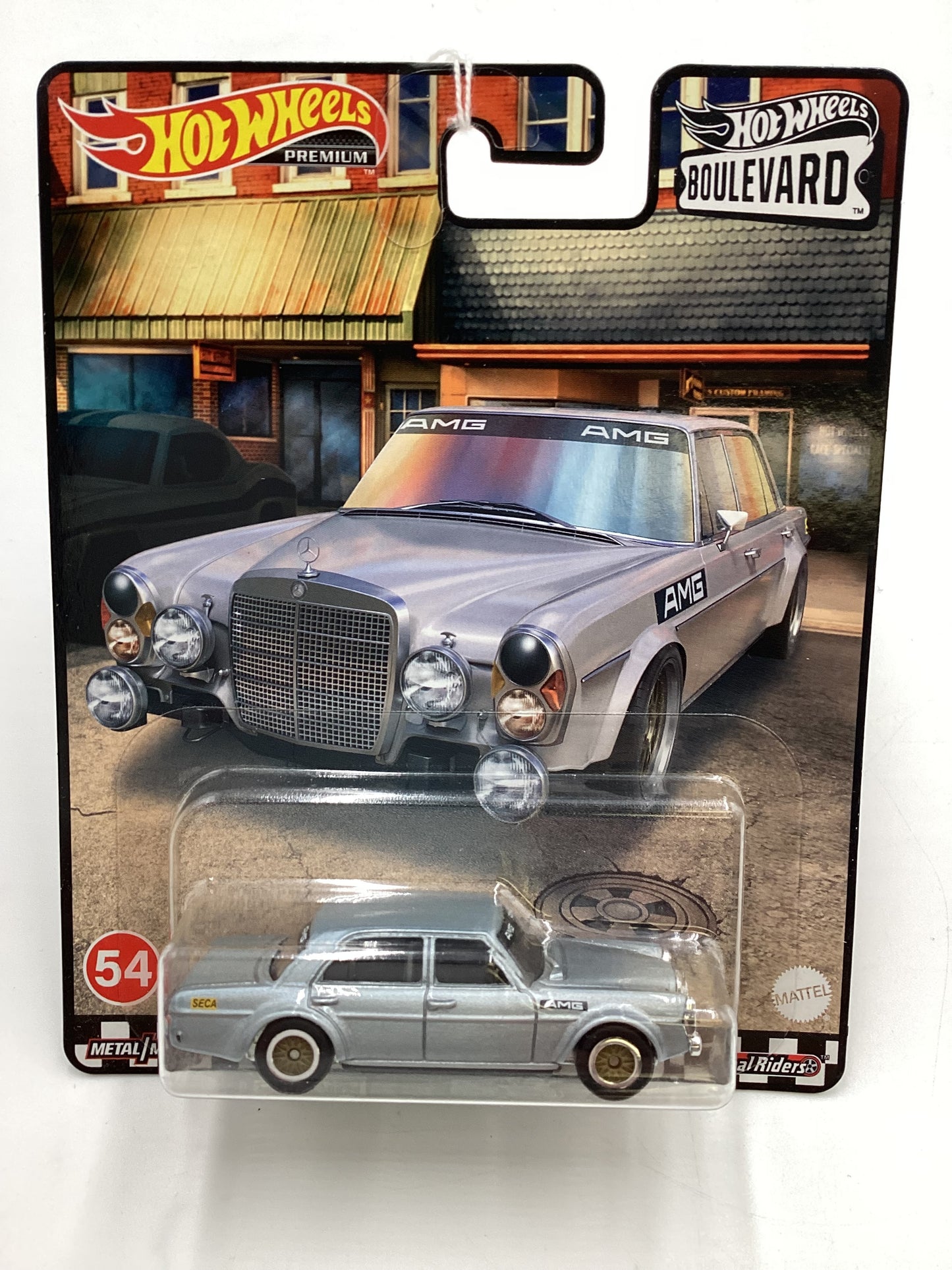 Hot Wheels Boulevard #54 Mercedes Benz 300 Sel 6.8 AMG Silver 260F