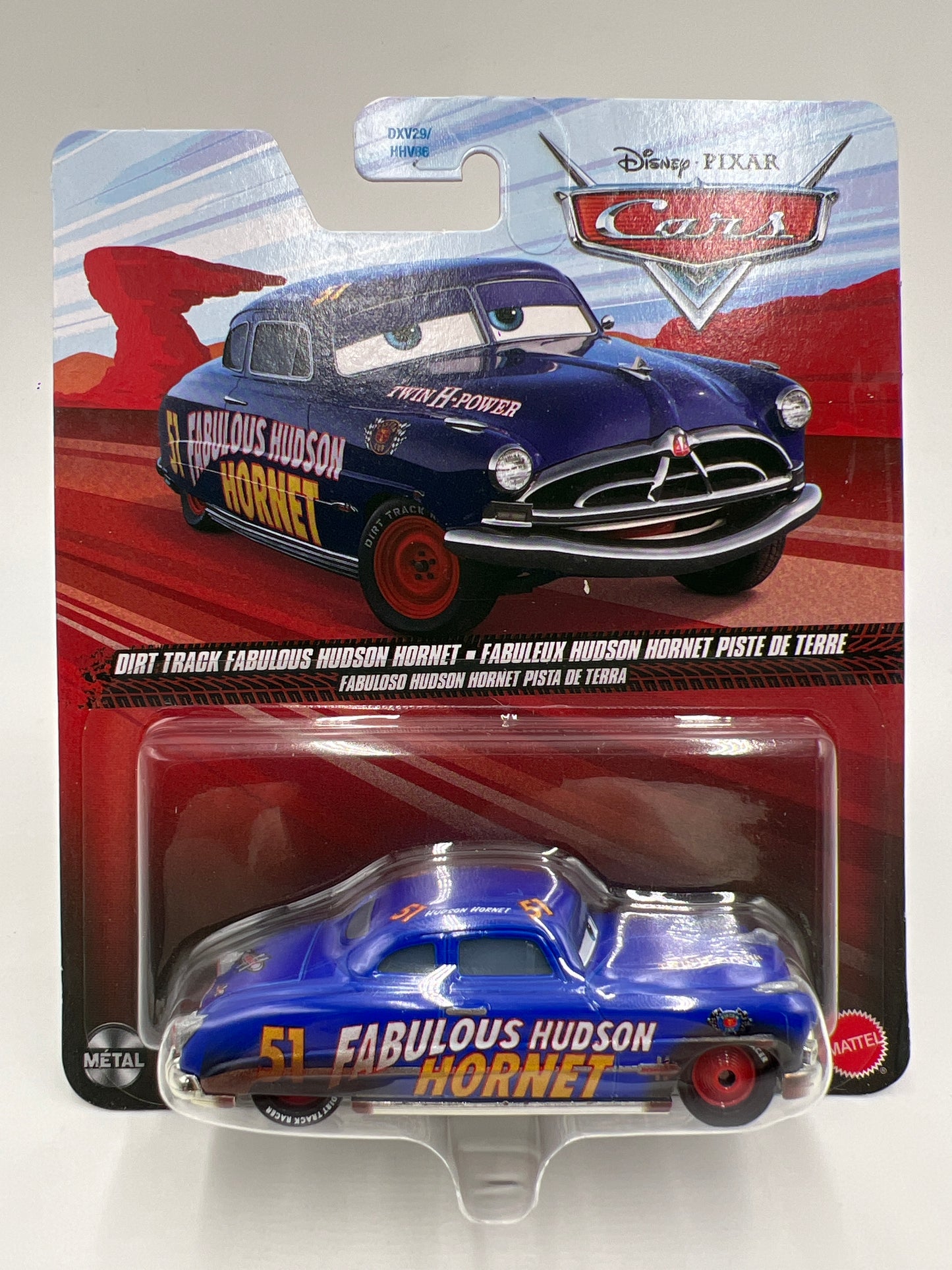 Disney Pixar Cars Dirt Track Fabulous Hudson Hornet