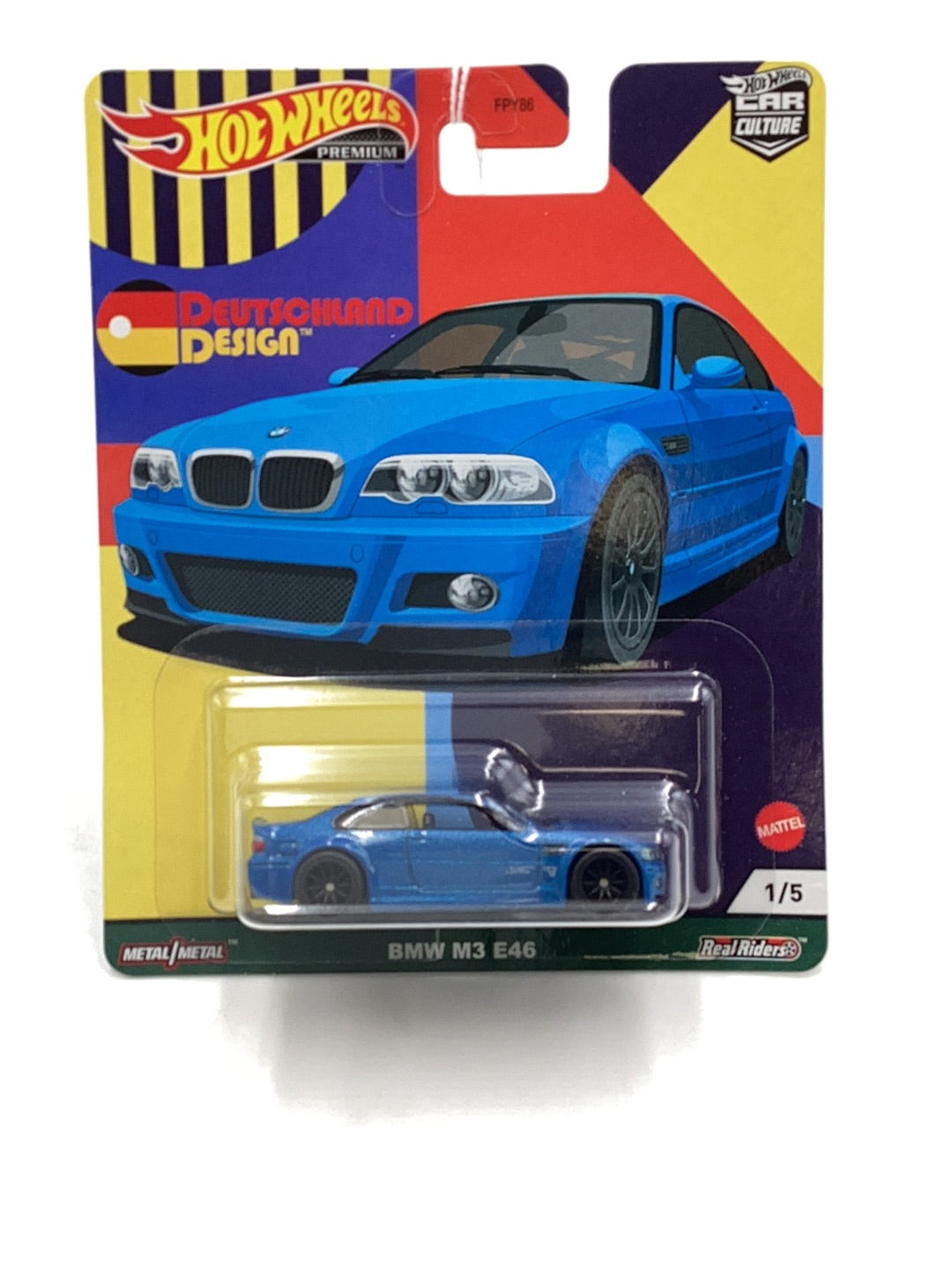 2021 Hot wheels car culture Deutschland Design BMW M3 E46 1/5 252D