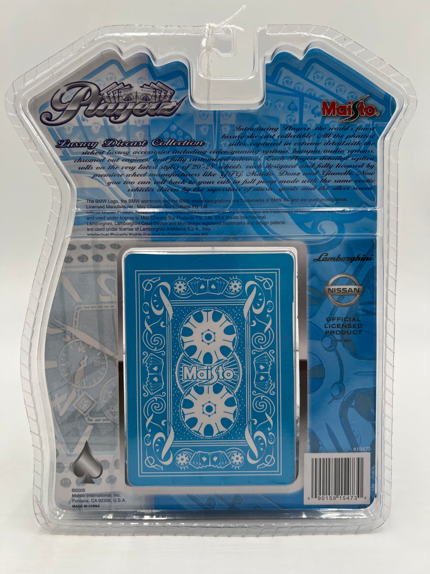 2005 Maisto Playerz Luxury Collection BMW 645 Ci White SR