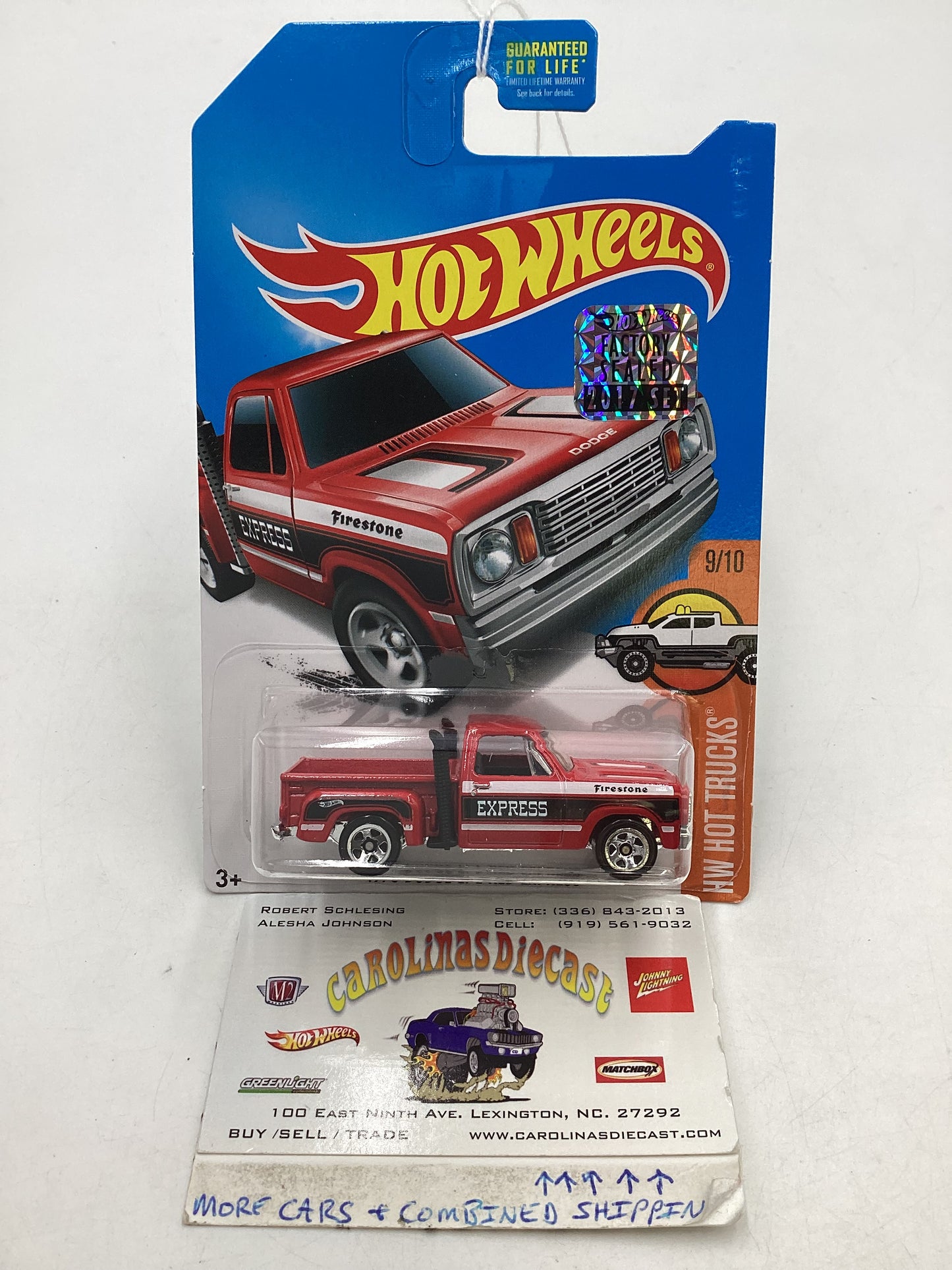 2017 Hot Wheels Factory Sealed Target Exclusive 1978 Dodge Li’l Red Express 145A