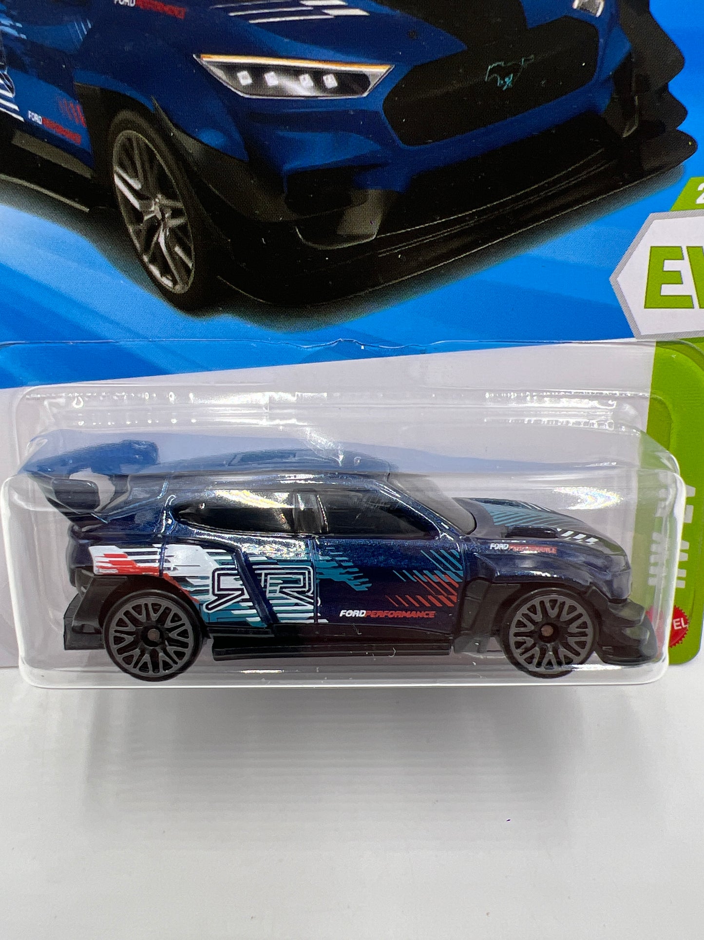 2026 Hot Wheels B Case HW EV #8 Ford Mustang Mach-E 1400 Blue