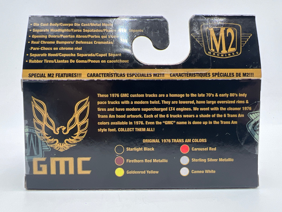 M2 Machines S74 1/3600 1976 GMC Sierra Grande 15 Custom Light Red