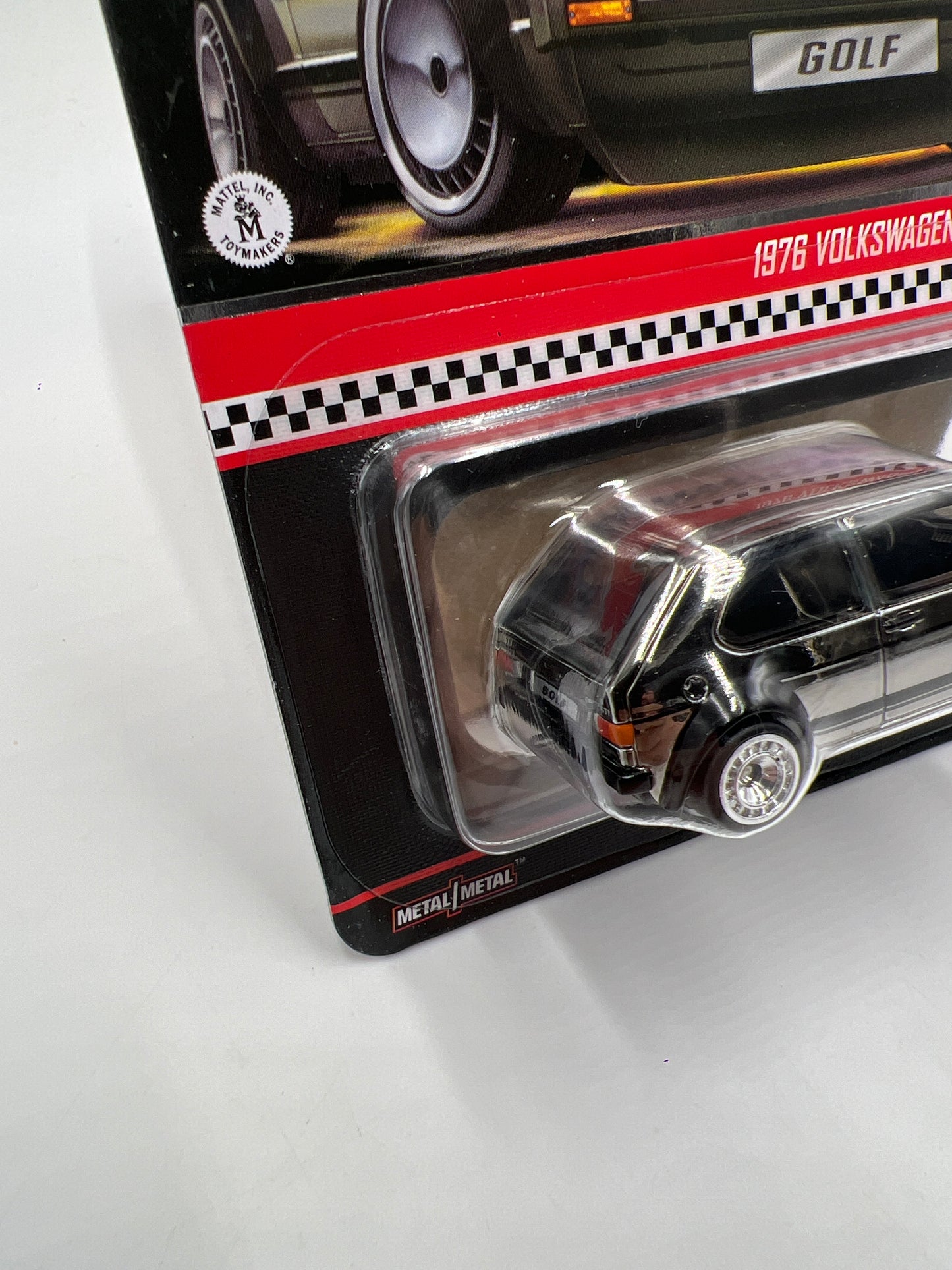 2025 Hot Wheels RLC Exclusive 1976 Volkswagen Golf MK1 GTI Chrome W/Protector