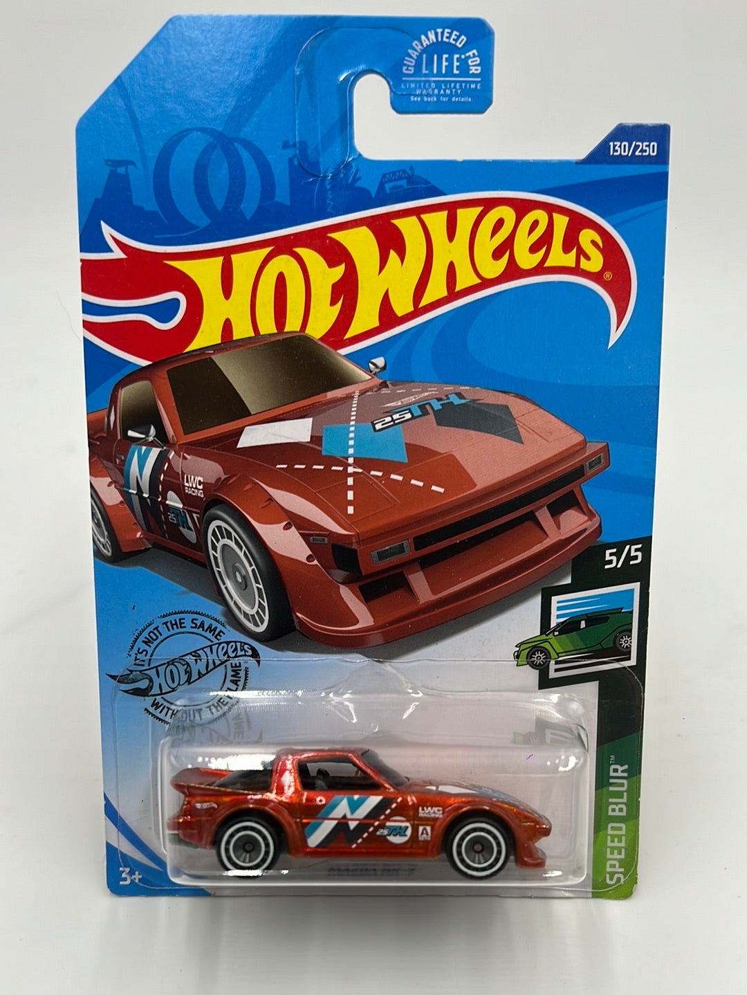 Hot Wheels 2021 Super Treasure Hunt Mazda RX7 #130 W/Protector