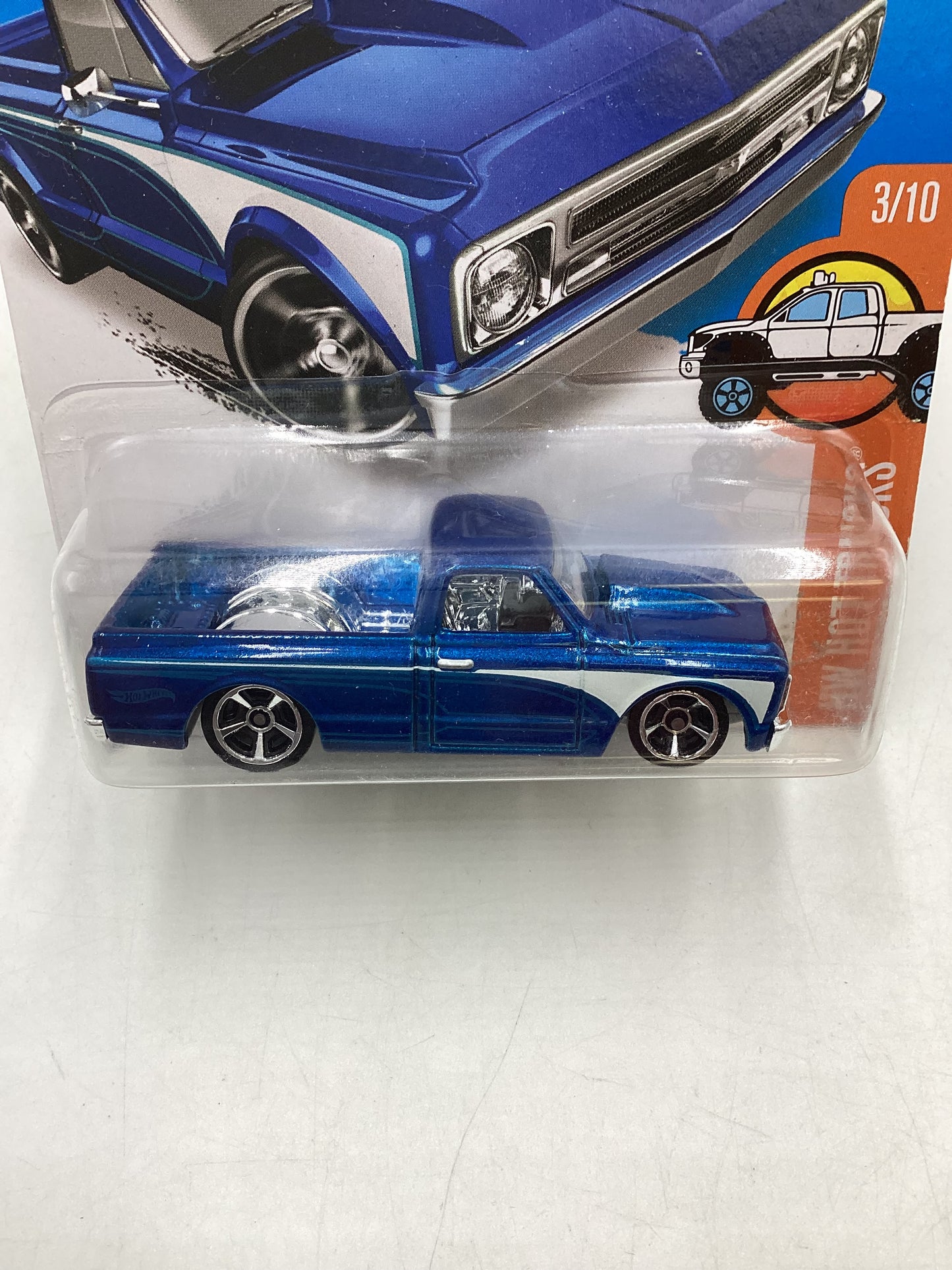 2016 Hot wheels #143 67 Chevy C10 Blue 6B