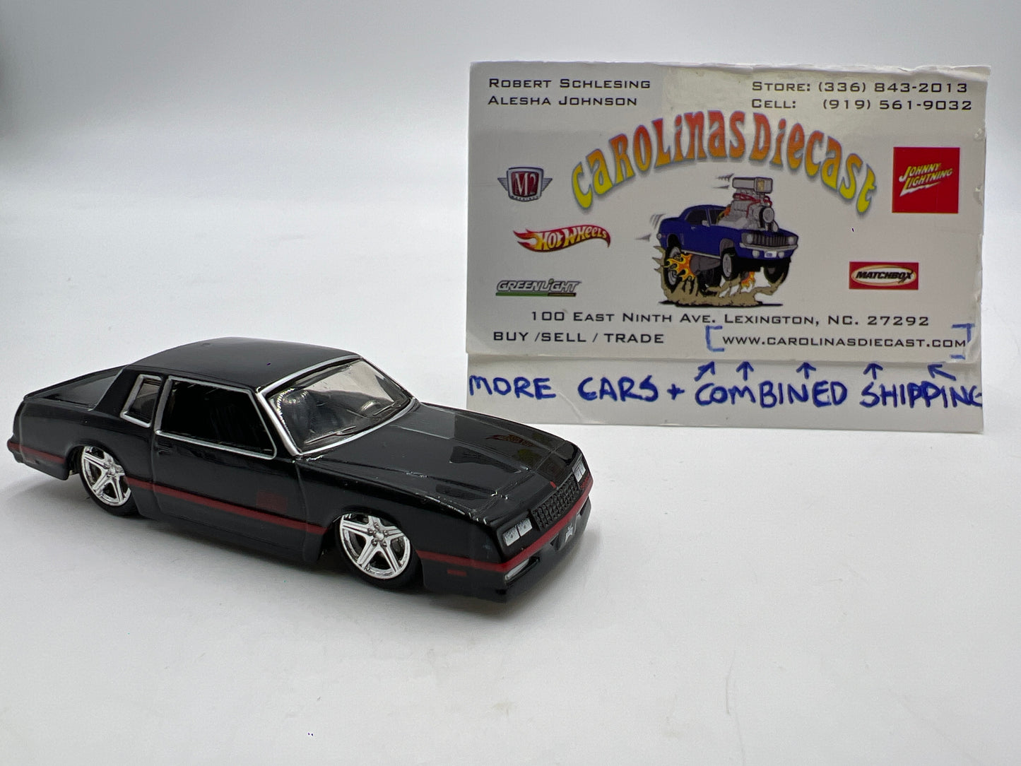 Maisto G Ridez 1986 Chevrolet Monte Carlo SS Black Loose