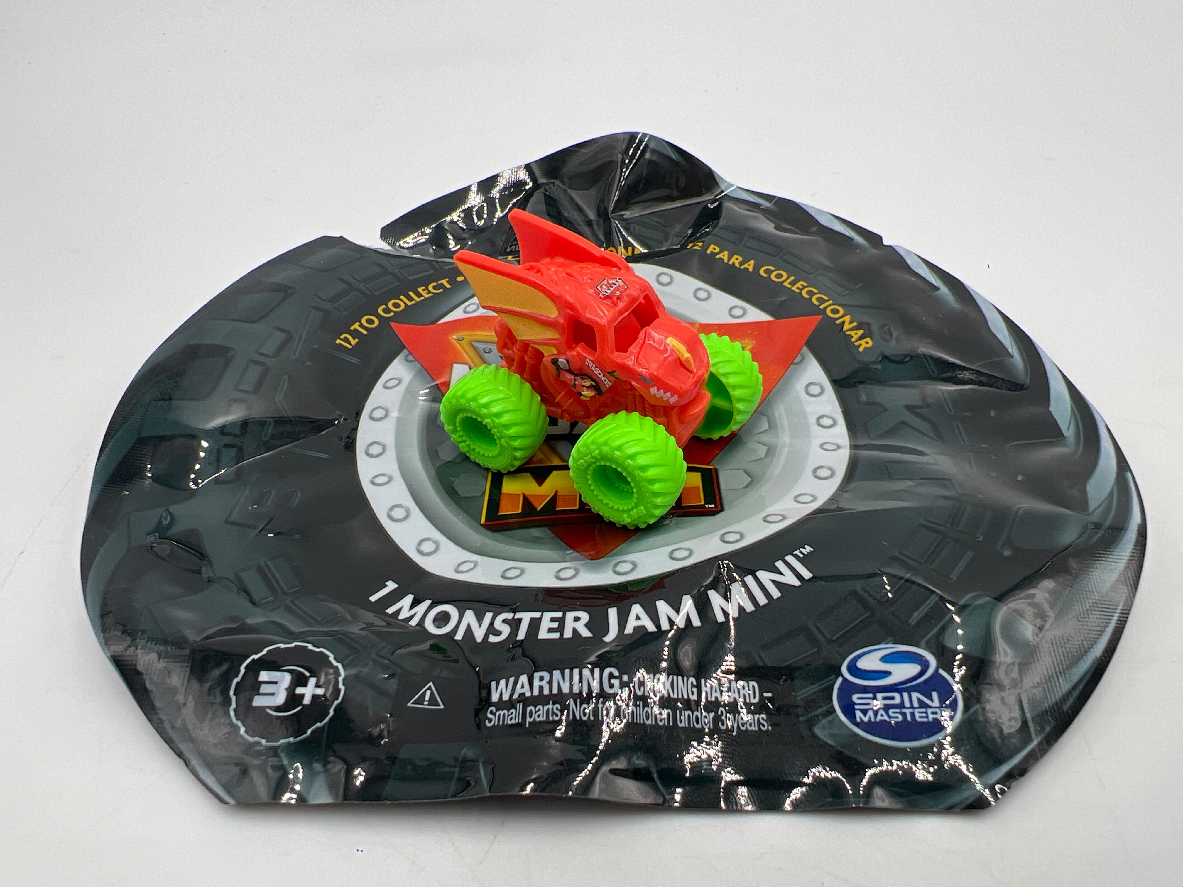 Monster Jam Mini Series 17 #153 Bakugan Dragonoid Orange