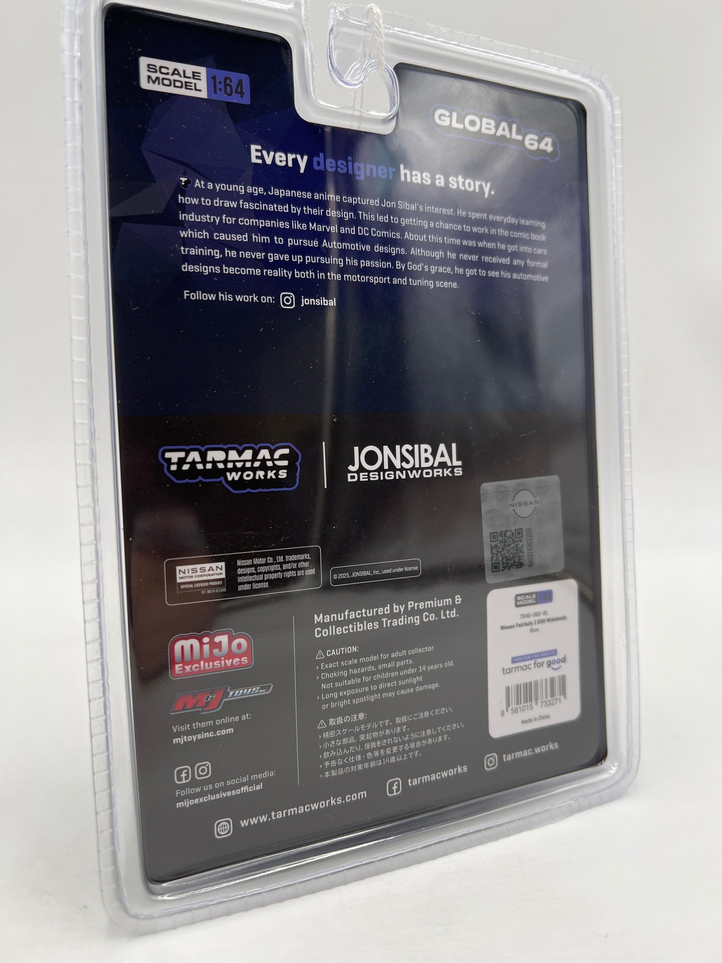 Tarmac Works Mijo Exclusives CHASE Nissan Fairlady Z S30 Widebody Jonsibal Designworks