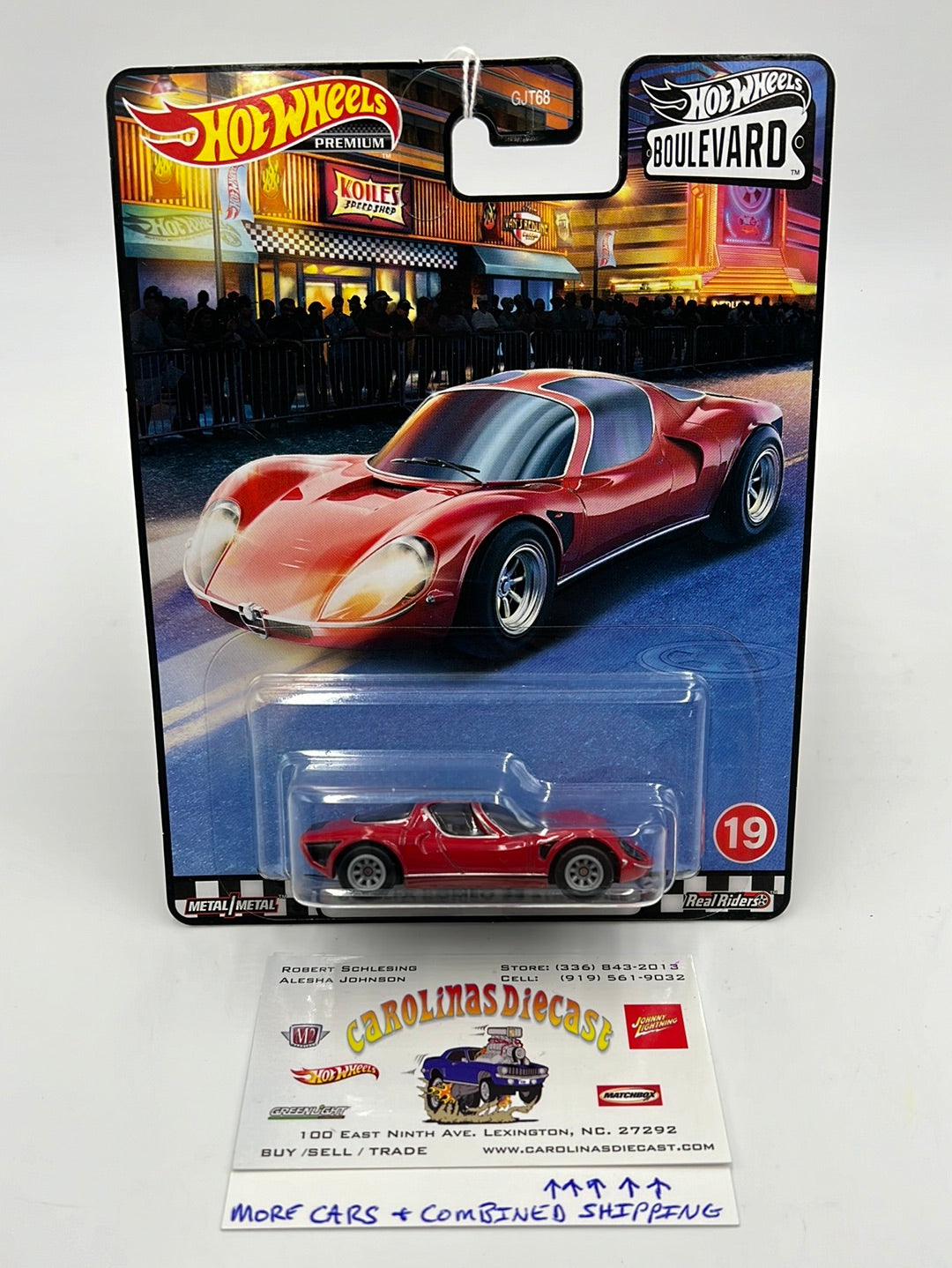 Hot Wheels Premium Boulevard #19 ‘69 Alfa Romeo 33 Stradale 264F