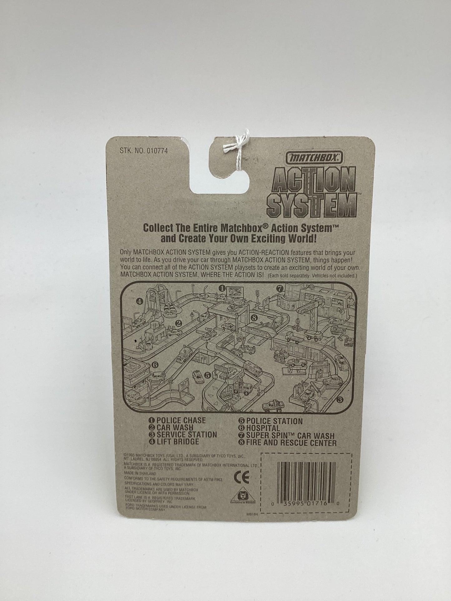 Matchbox Get In The Fast Lane #16 Ford LTD Police Blue 208C