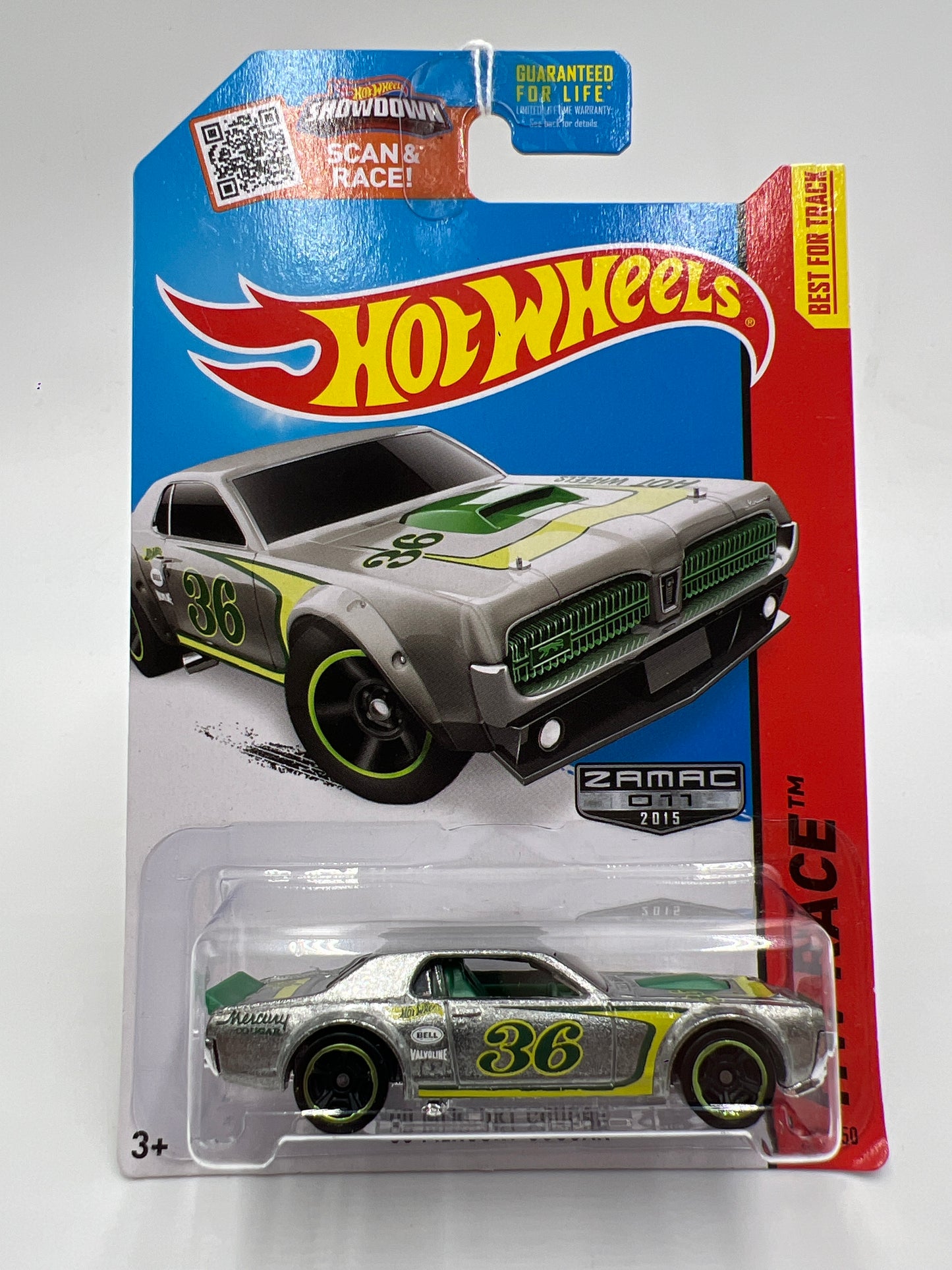 2015 Hot Wheels Walmart Exclusive Zamac 11 #181 68 Mercury Cougar 148G