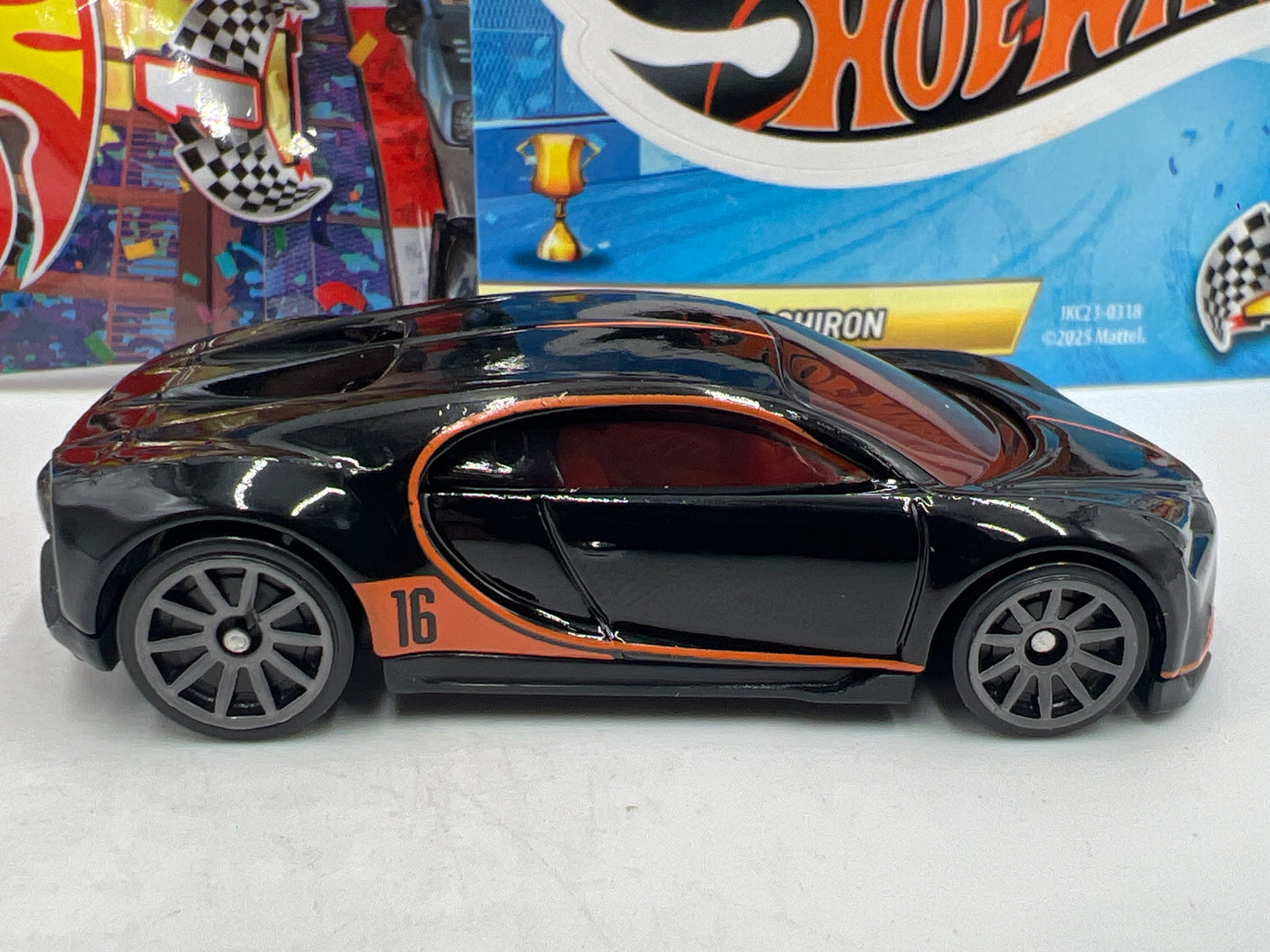 2026 Hot Wheels Mystery Models Series 1 #3 CHASE 16 Bugatti Chiron Black