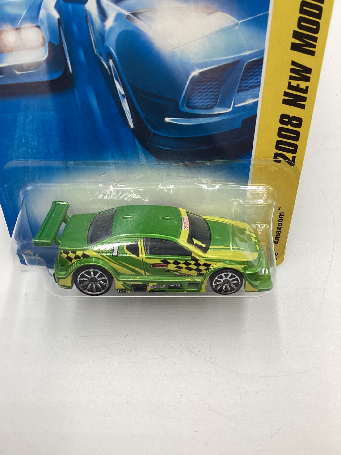 2008 Hot Wheels New Models #30 Amazoom Green 116B