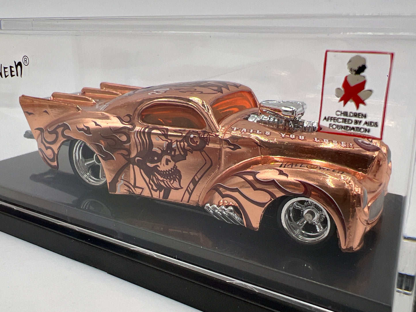 Hot Wheels Dream Halloween 2007 CAAF Charity Car 1941 Willys Copper W/Real Riders