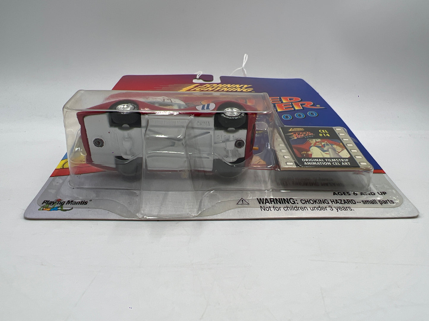 Johnny Lightning White Lightning Chase Speed Racer 2000 CEL #14 Captain Terror Red