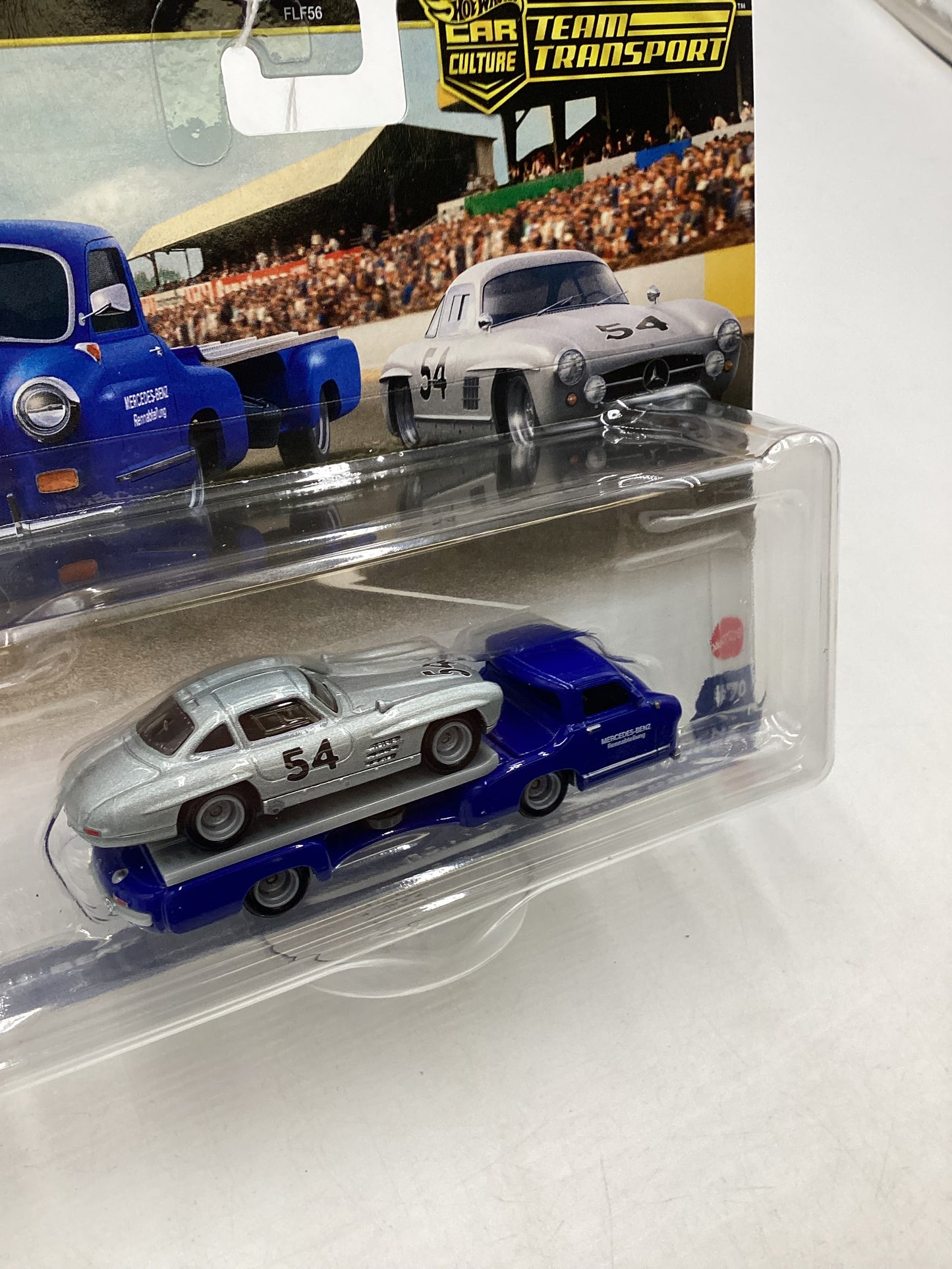 2024 Hot Wheels Team transport #70 Mercedes-Benz 300 SL & 55 Mercedes-Benz Blaues Wunder 281H