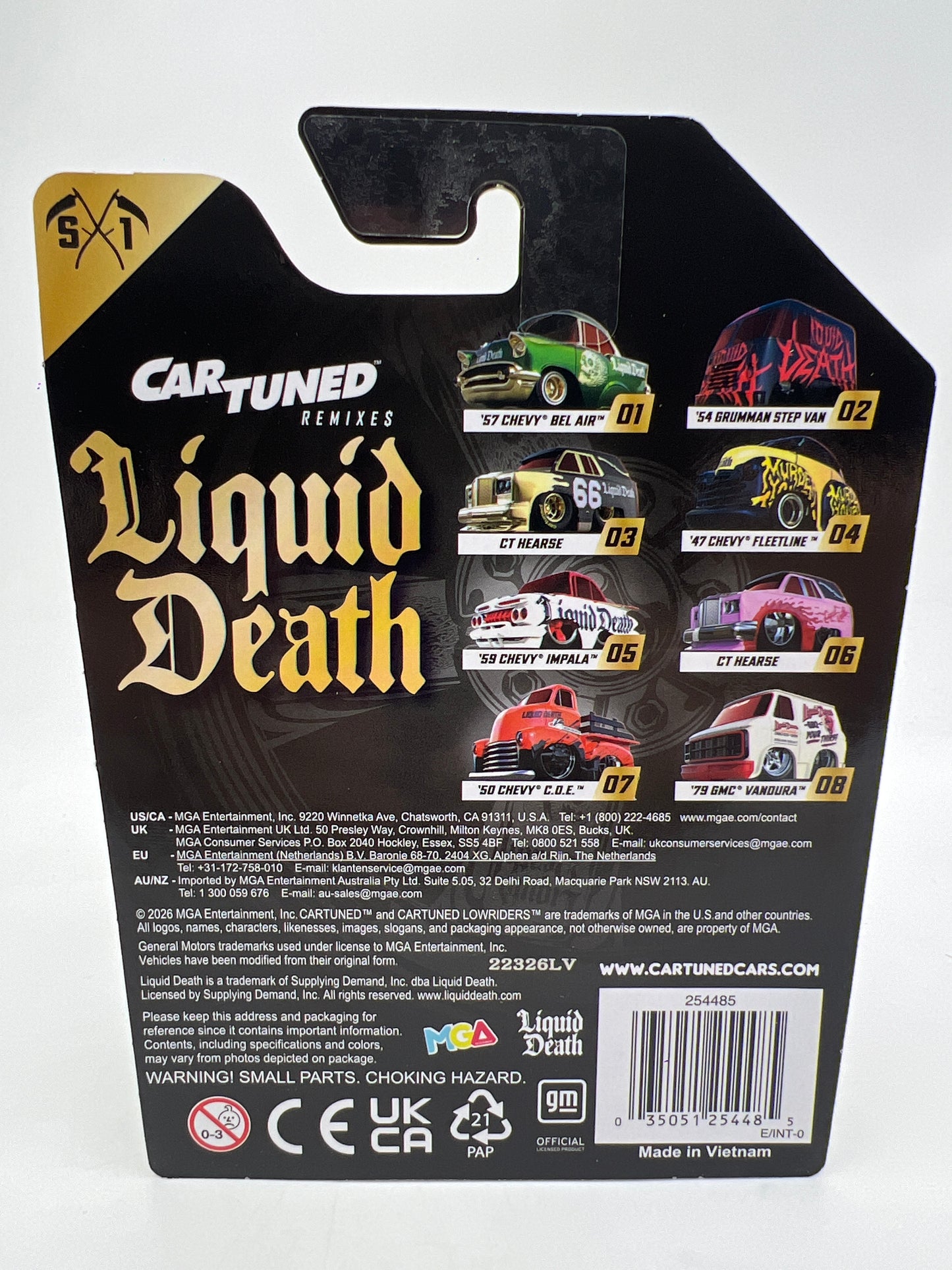 MGA Car Tuned Remixes Liquid Death Series 1 #3 CT Hearse