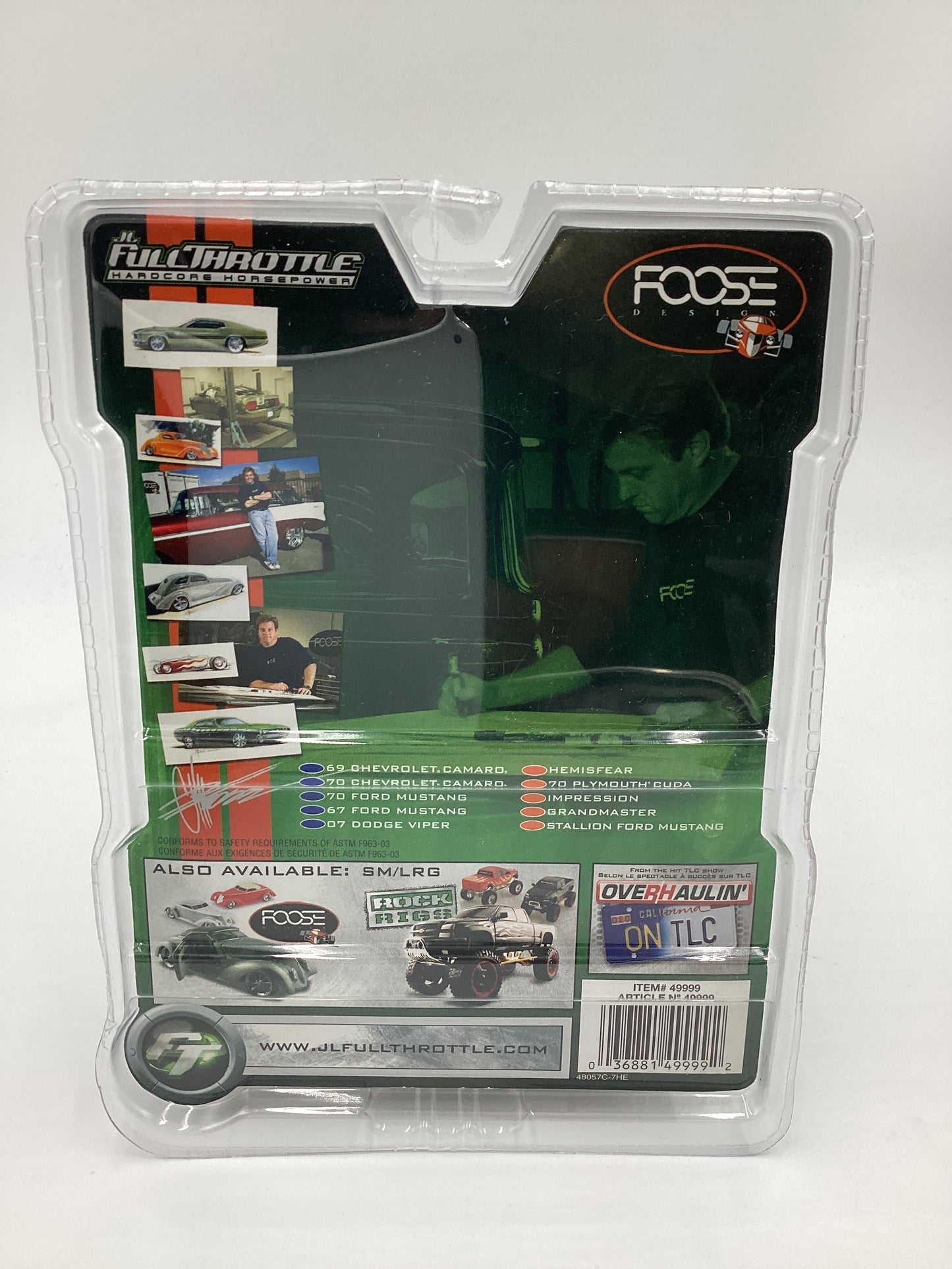 Foose Design Full Throttle #3 70 Ford Mustang Paint Edition Red/Black 188G