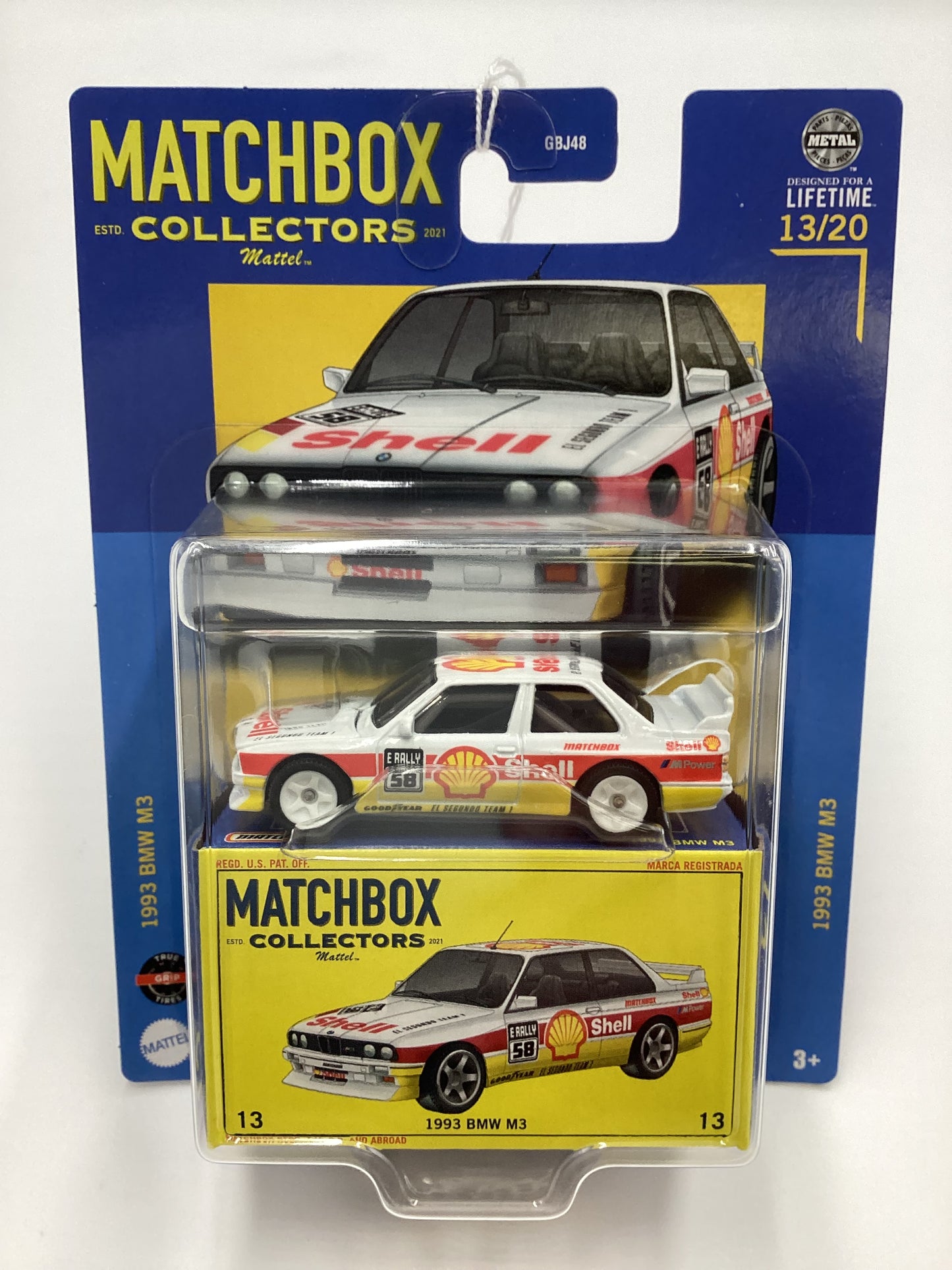 2024 Matchbox Collectors #13 1993 BMW M3 Shell 170F