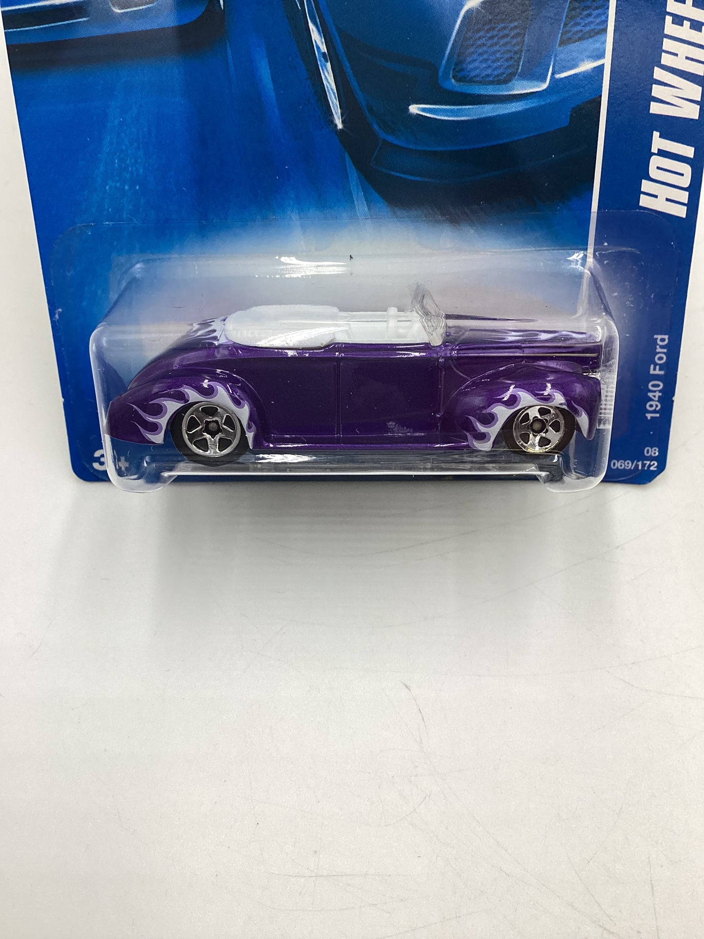 2008 Hot Wheels All Stars #69 1940 Ford Purple International Card