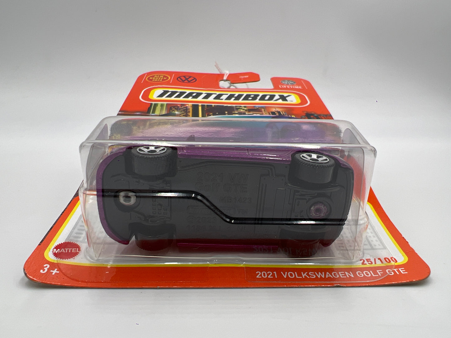 2024 Matchbox #25 2021 Volkswagen Golf GTE Purple 214F