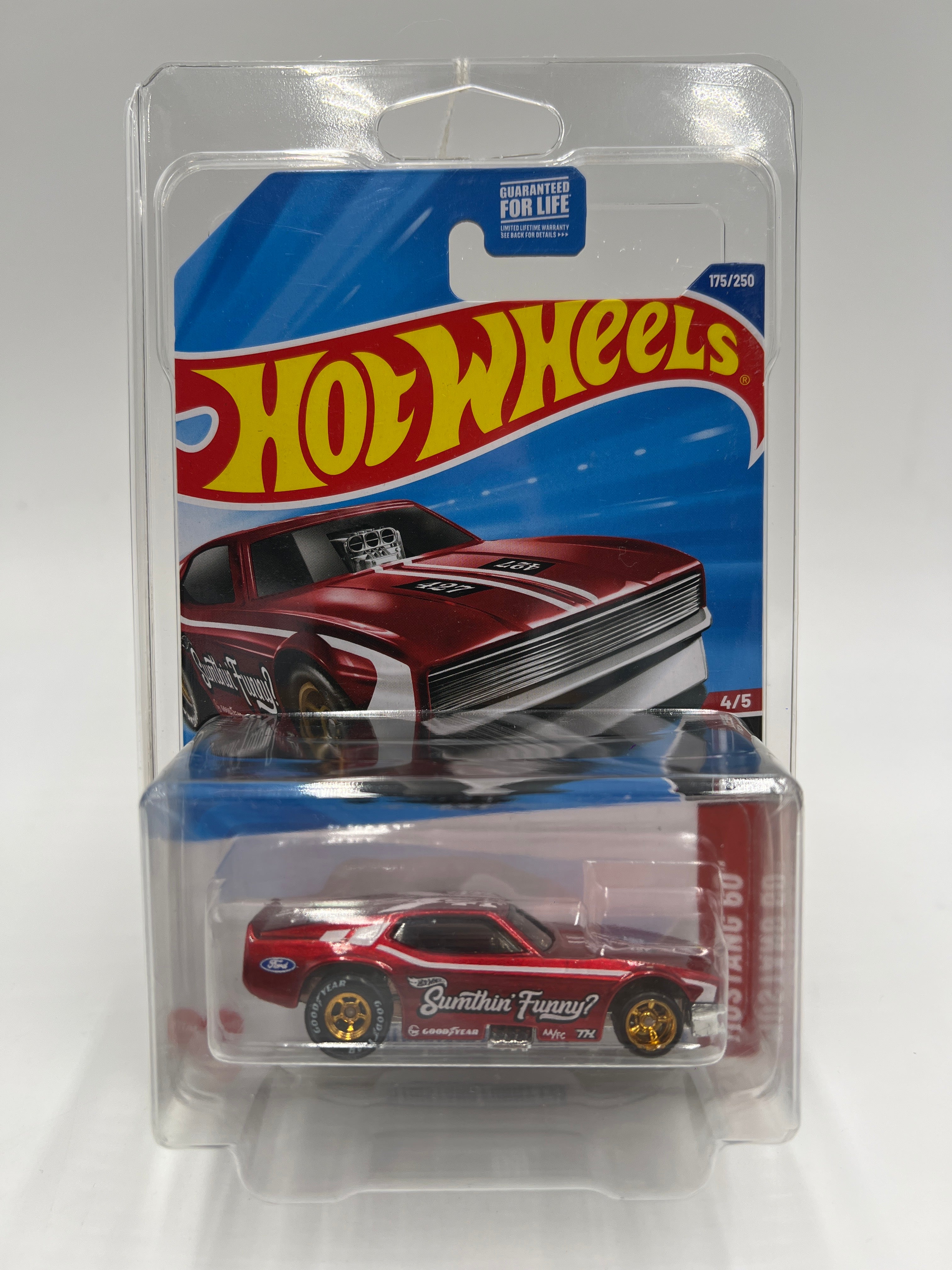 2025 Hot Wheels H Case Super Treasure Hunt #175 71 Mustang Funny