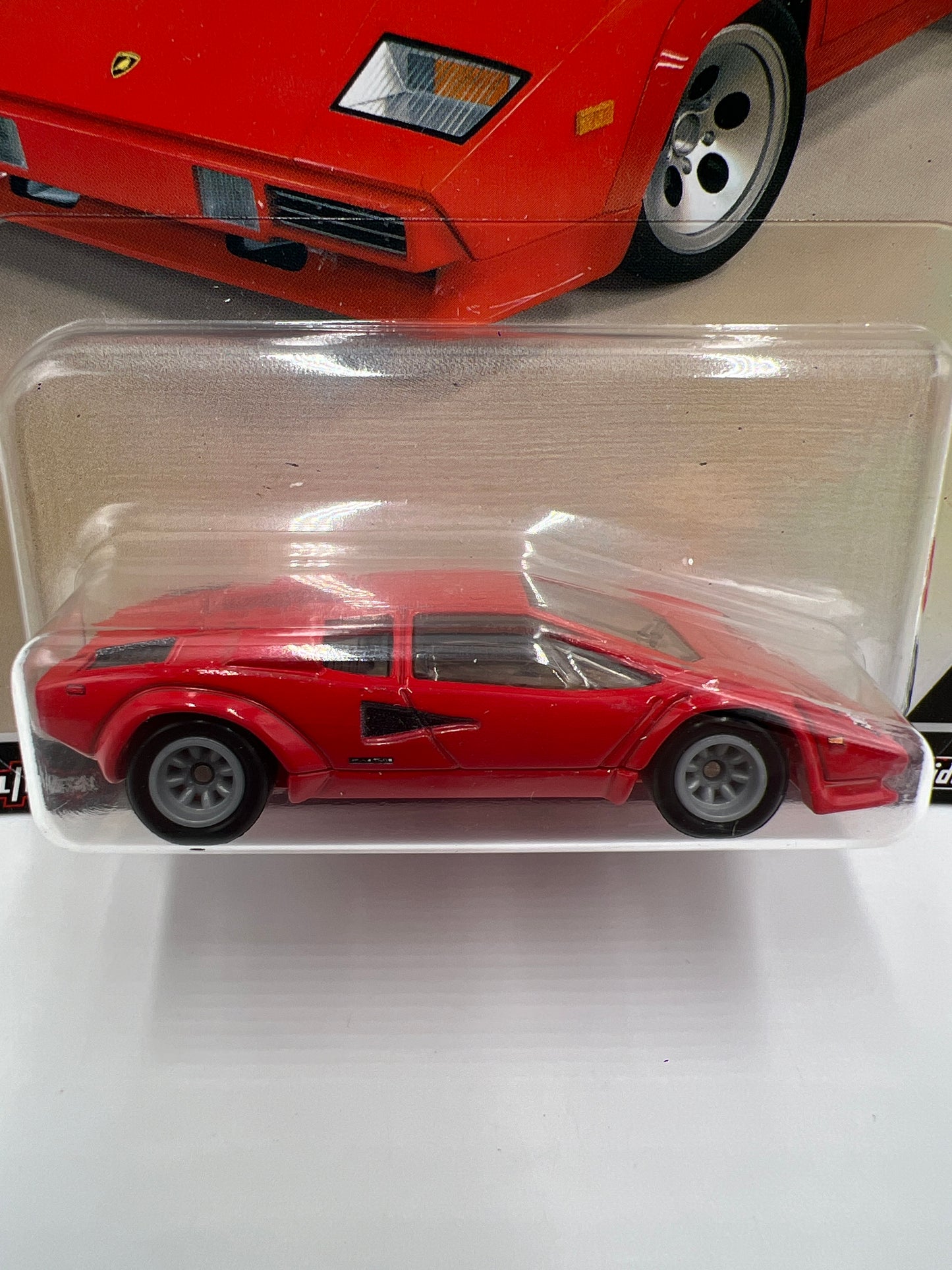 Hot Wheels Premium Jay Lenos Garage #4 Lamborghini Countach LP 5000 QV Red