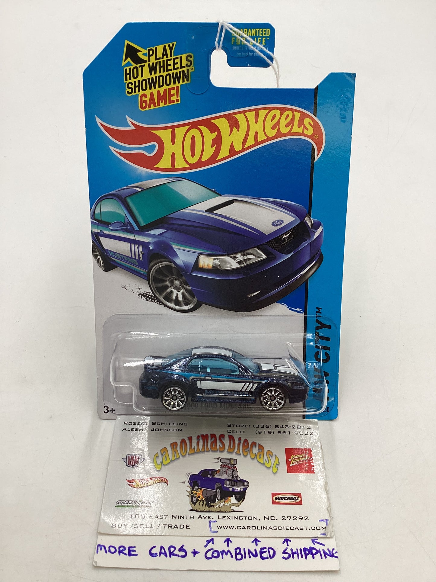 2014 Hot Wheels #96 1999 Ford Mustang 24D