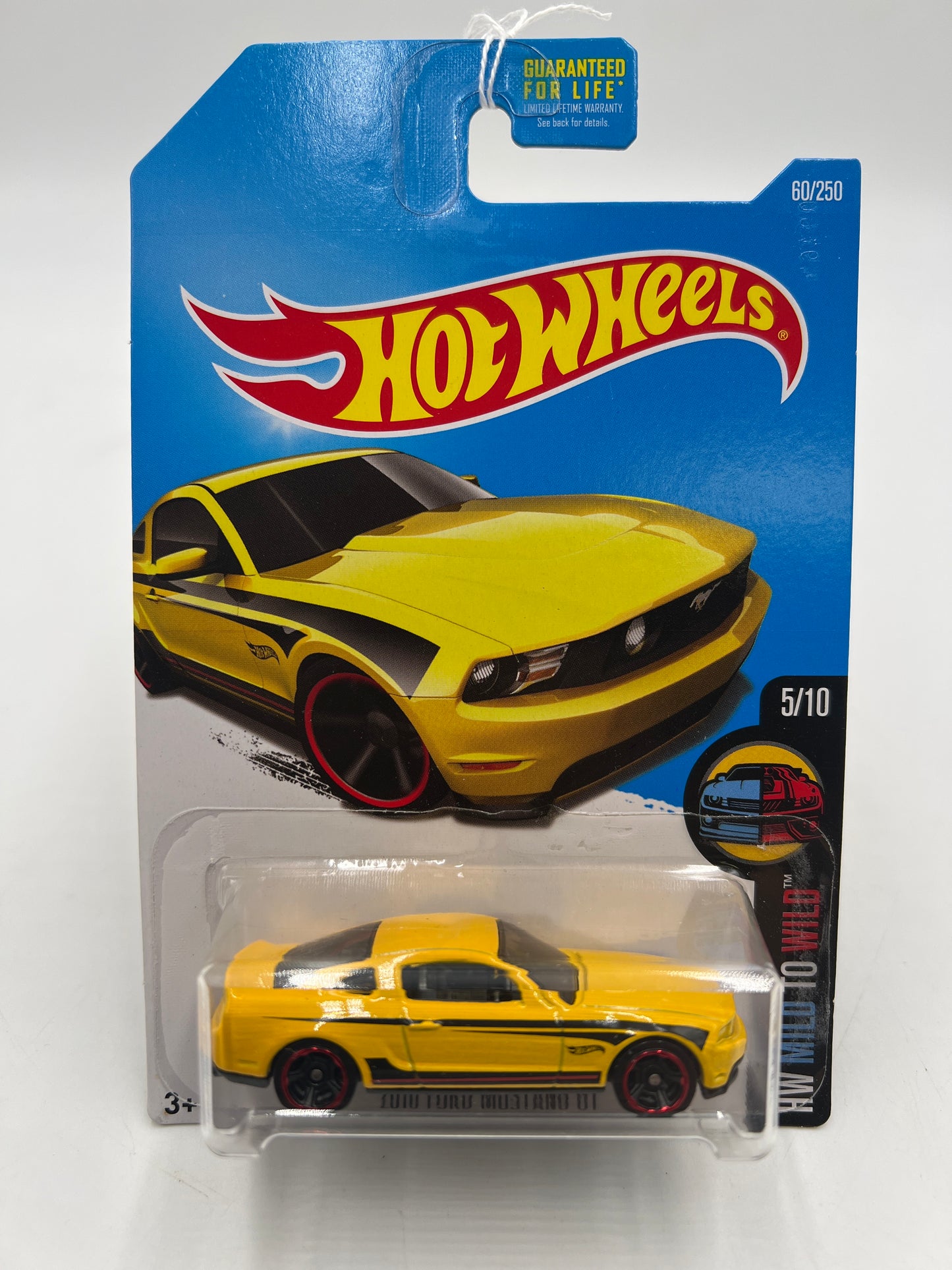 2016 Hot Wheels Mild to Wild #60 2010 Ford Mustang GT Yellow 32D