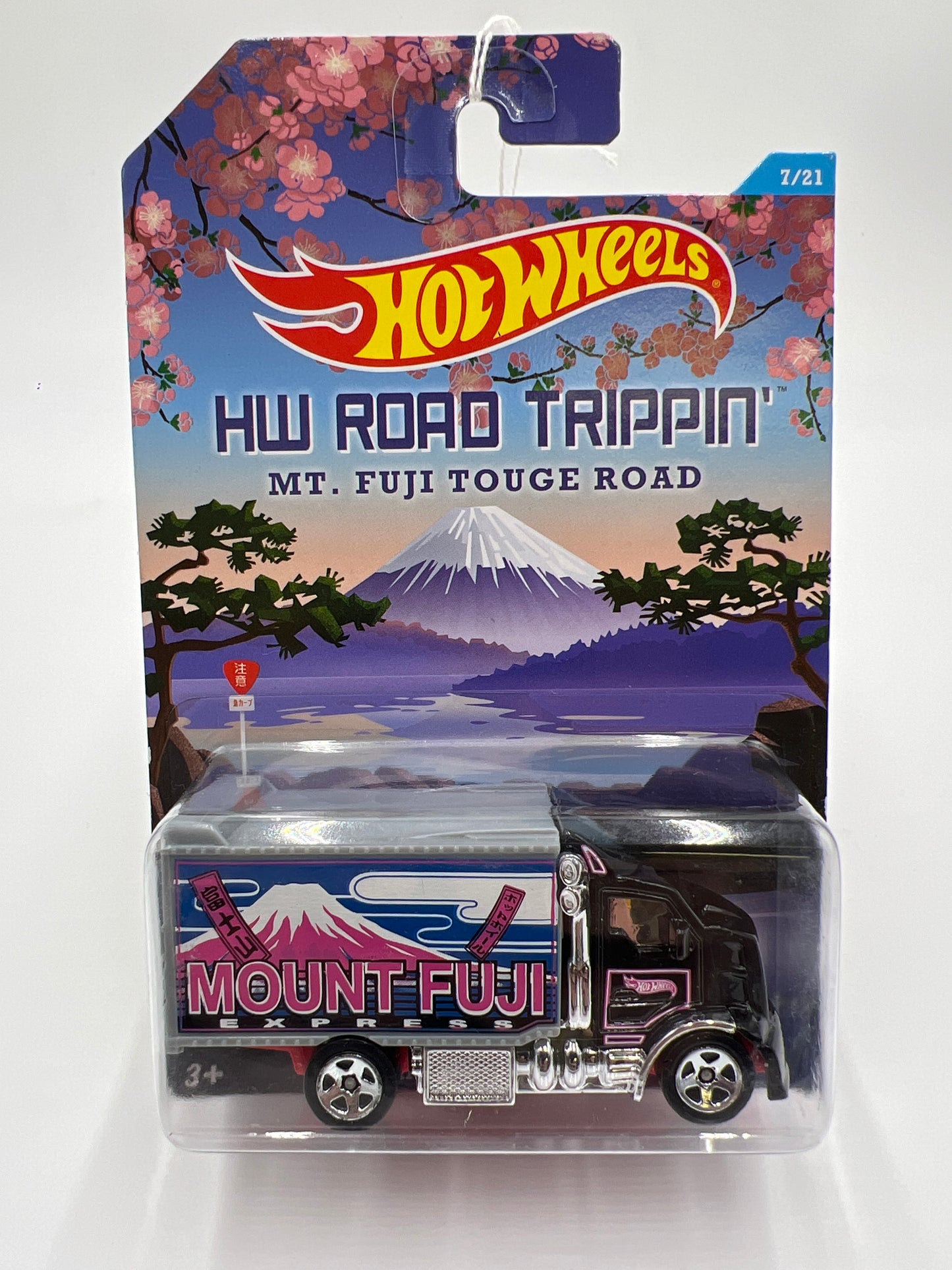 2014 Hot Wheels Road Trippin 7/21 Hiway Hauler 2 Mt. Fuji Touge Road 155A