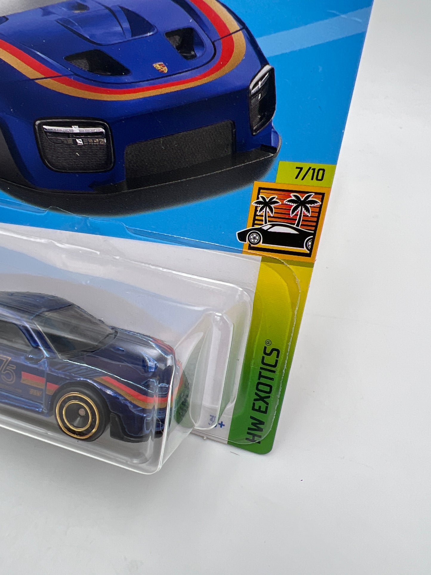 2023 Hot Wheels Super Treasure Hunt #223 Porsche 935 Blue W/Protector