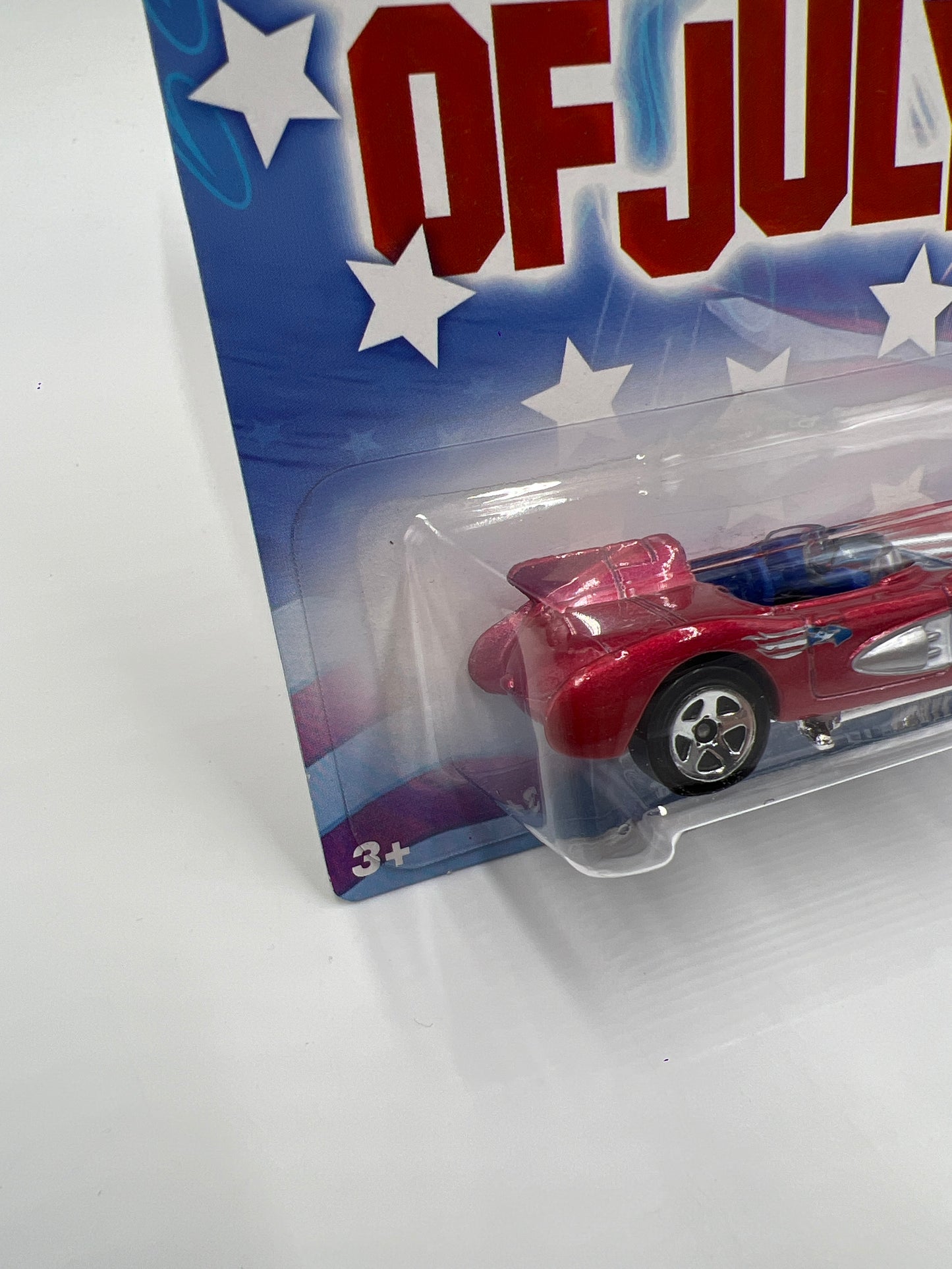 2008 Hot Wheels Fourth Of July Corvette SR-2 Red 155F
