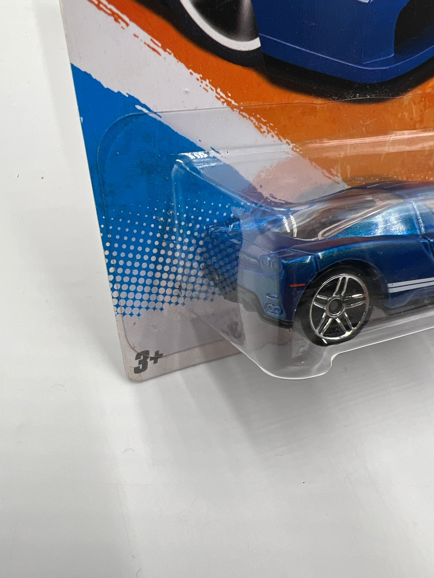 2011 Hot Wheels Nightburnerz #116 Enzo Ferrari Walmart Exclusive Blue W/Protector