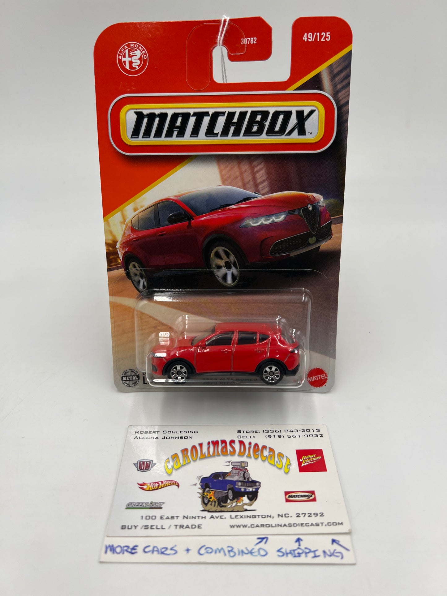 2025 Matchbox #49 2023 Alfa Romeo Tonale Red 216A