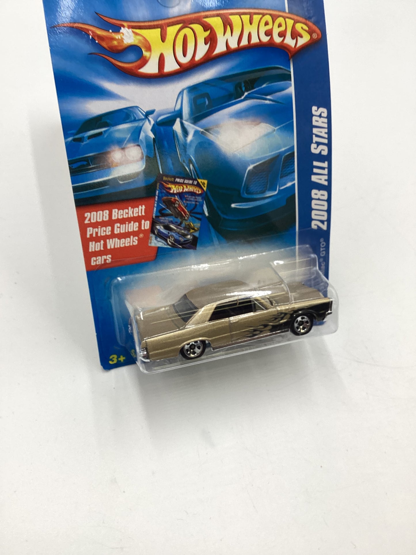 2008 Hot Wheels All Stars #70 1965 Pontiac GTO Gold Alt Art Card Kmart Exclusive 239B